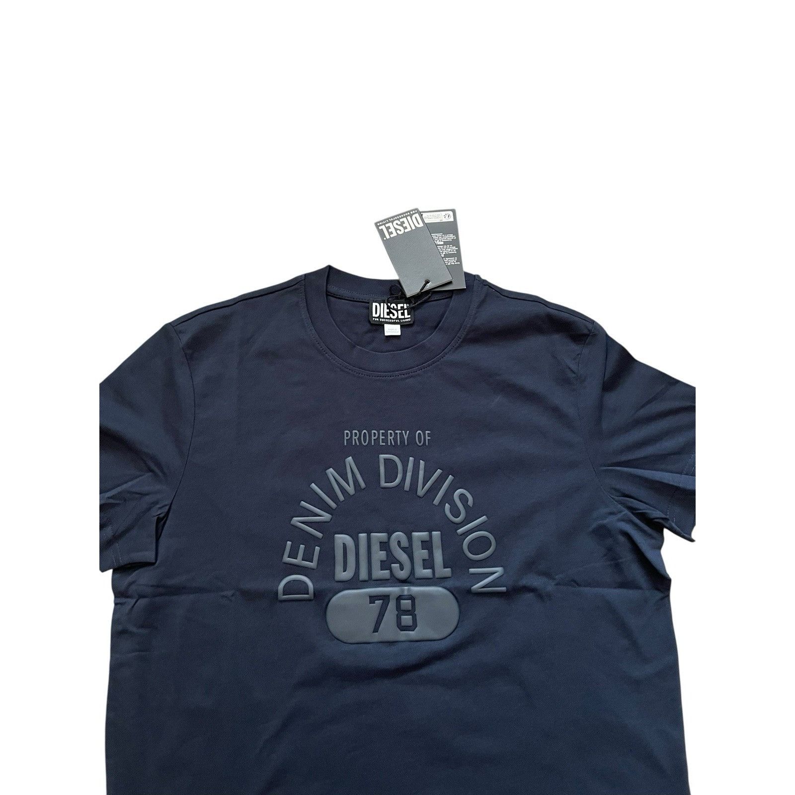 Diesel Diesel T Diegor E17 Mens T-Shirt Midnight Blue Size XL Size US XL / EU 56 / 4 - 2 Thumbnail