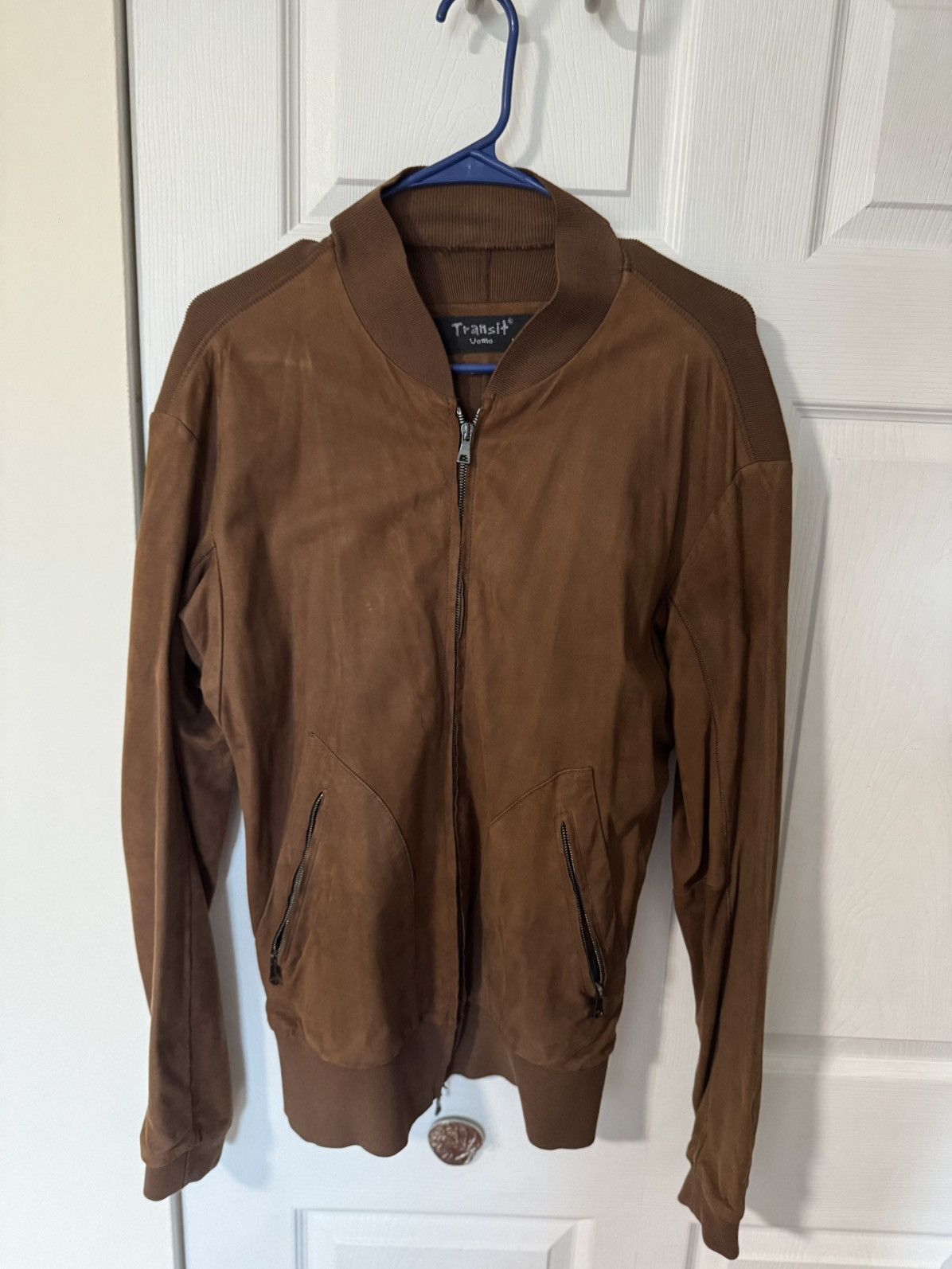Transit Uomo Transit Uomo Suede Leather Jacket Size US L / EU 52-54 / 3 - 2 Thumbnail