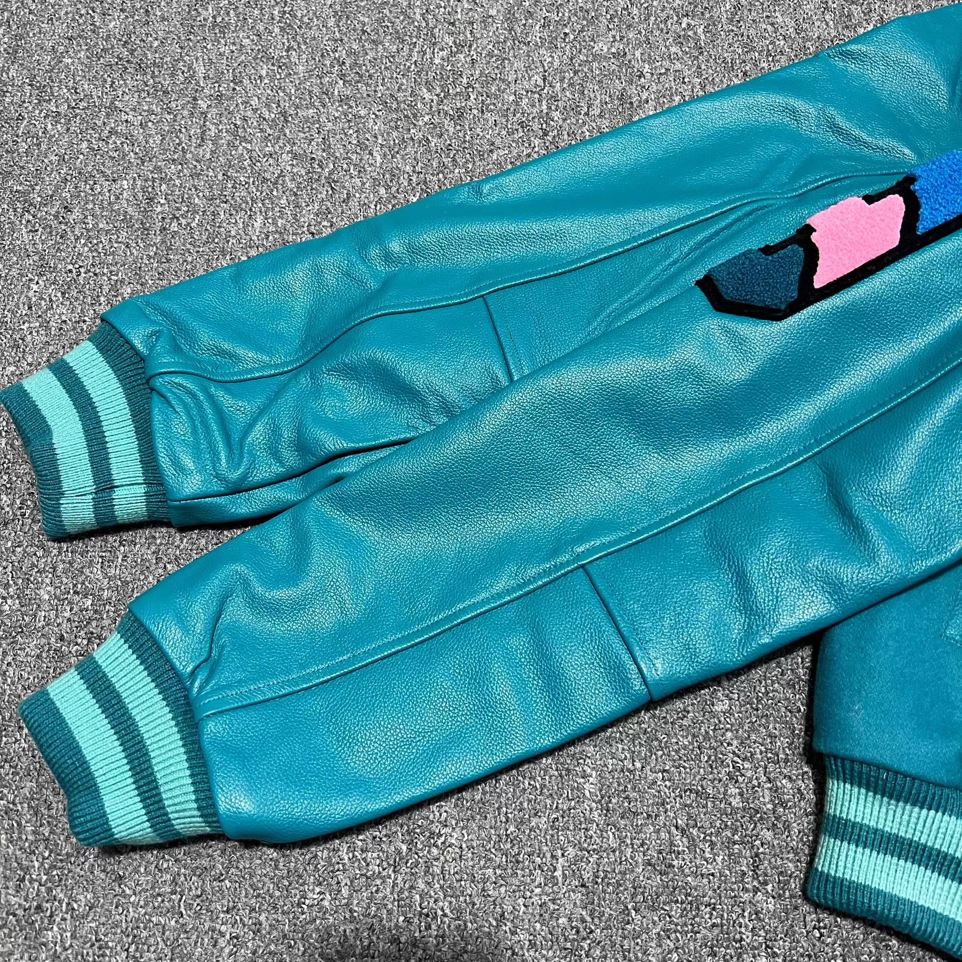 Billionaire Boys Club BBC ICECREAMLeatherBlend Embroidered Varsity Jacket Q7 Size US S / EU 44-46 / 1 - 4 Thumbnail
