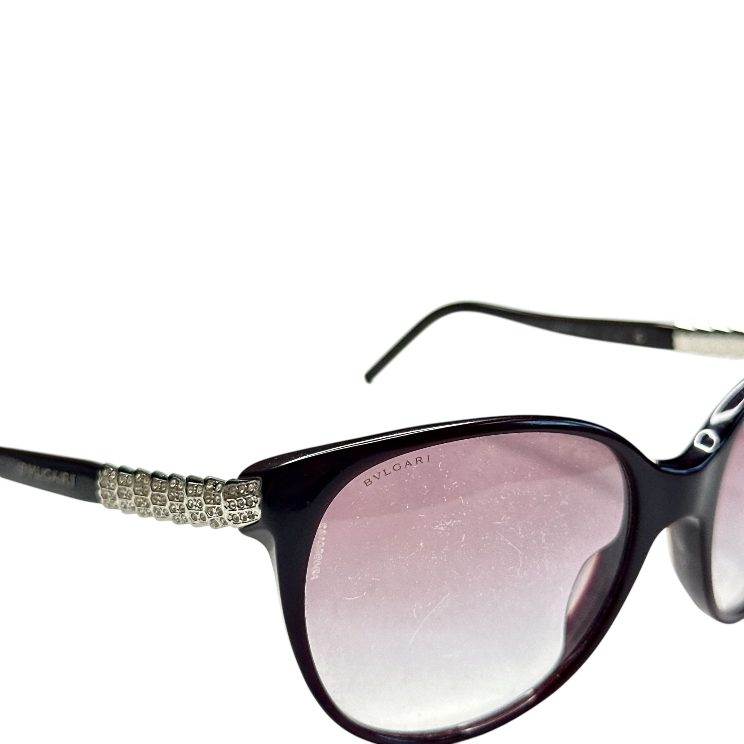 Bvlgari Bvlgari Swarovski Cateye Vintage Sunglasses Size ONE SIZE - 7 Thumbnail