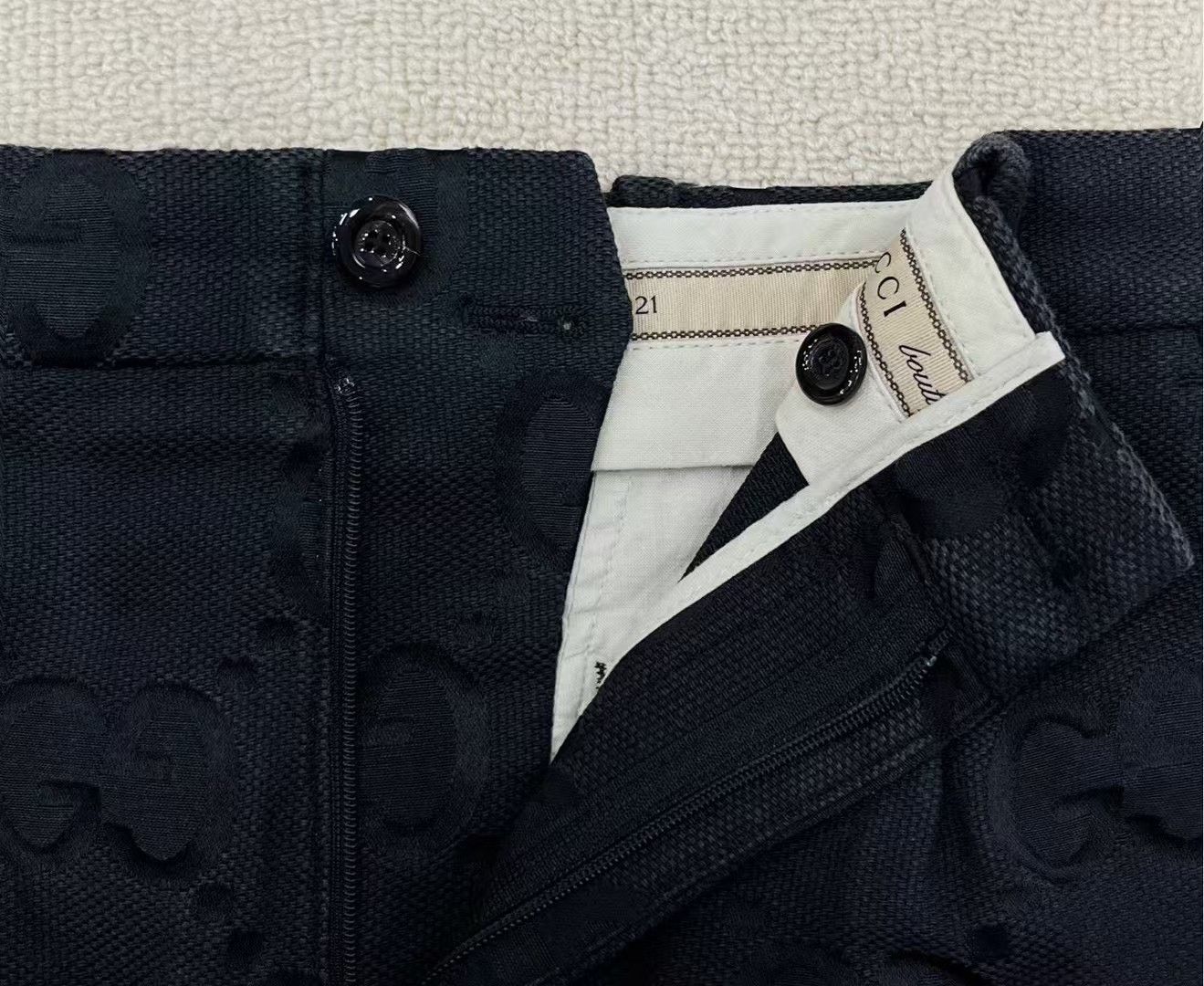 Gucci Gucci black dark pattern double G full print suit trousers Size US 40 / EU 56 - 5 Thumbnail