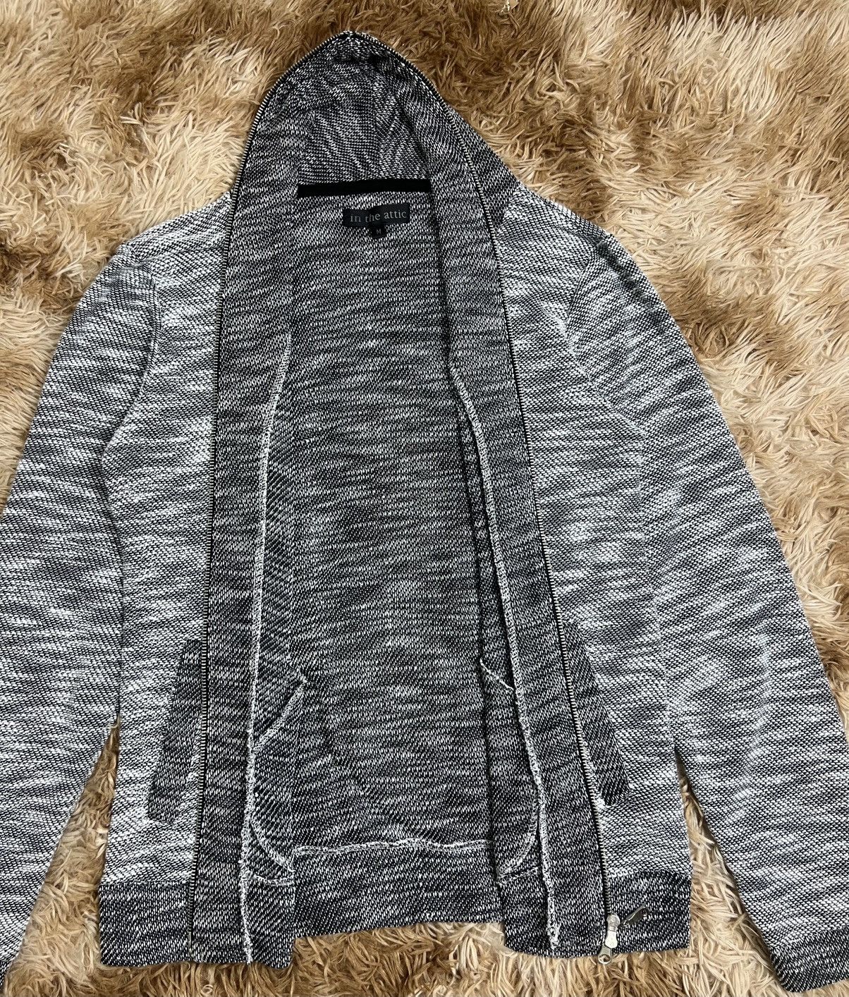 In The Attic In The Attic Japan Marled Knit Full-Zip Jacket Size US M / EU 48-50 / 2 - 4 Thumbnail