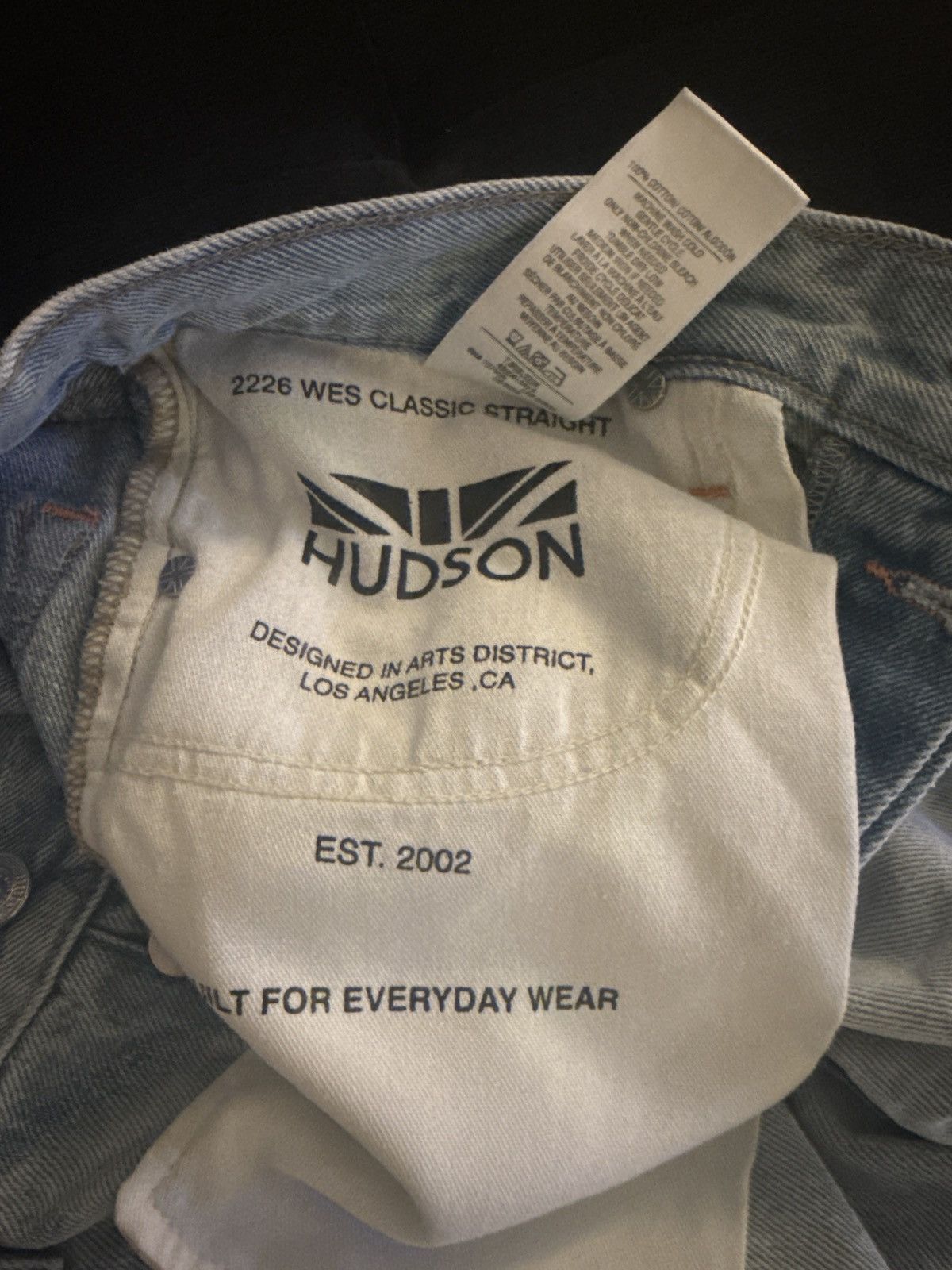 Hudson Hudson Wes Classic Straight Sz 31 Size US 31 - 6 Thumbnail