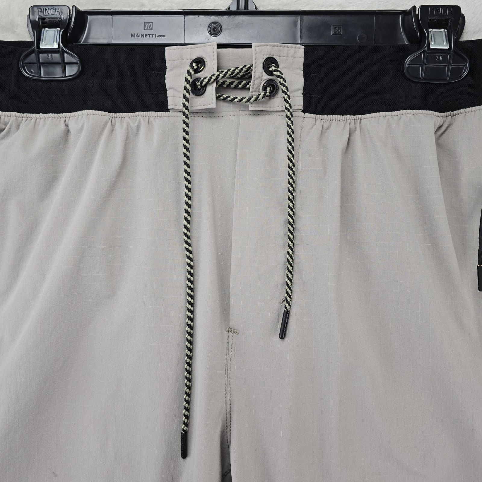Other Bearded Goat Rambler Shorts Mens Large Beige Black Athletic Size US 32 / EU 48 - 2 Thumbnail