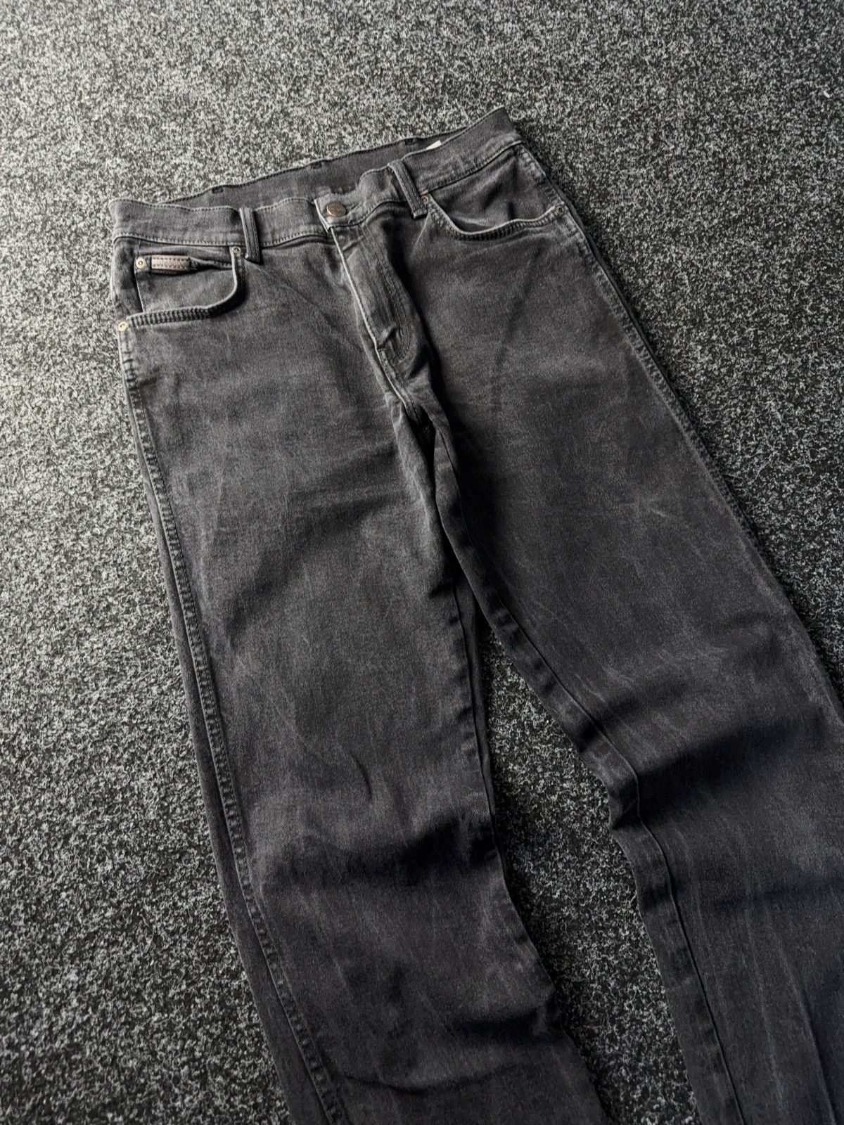 Wrangler Vintage 00s Wrangler Black Western Cowboy USA Style Size US 31 - 3 Thumbnail