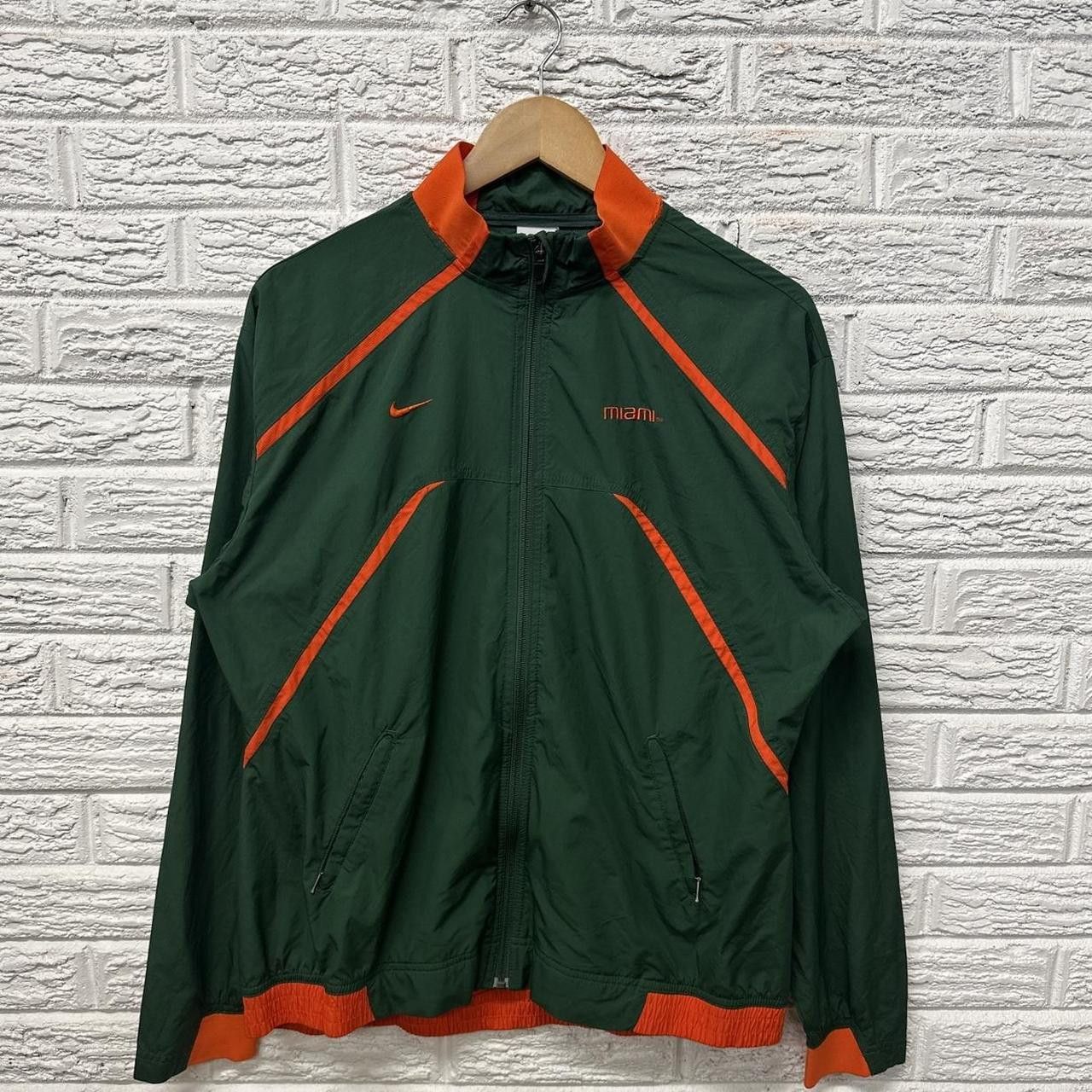 Nike 90s Nike Miami Hurricanes Women’s Track Jacket XL Size XL / US 12-14 / IT 48-50 - 2 Thumbnail