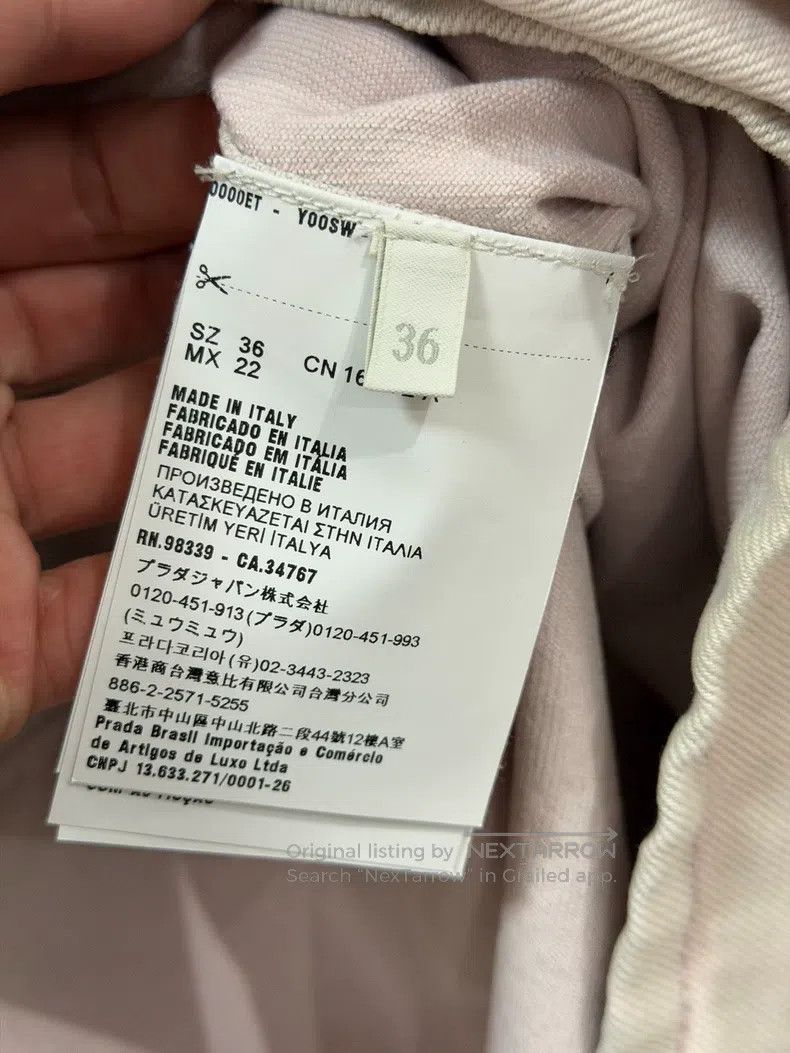 Prada Prada Light pink denim triangle strap dress Size XXS / US 00 / IT 34 - 3 Thumbnail