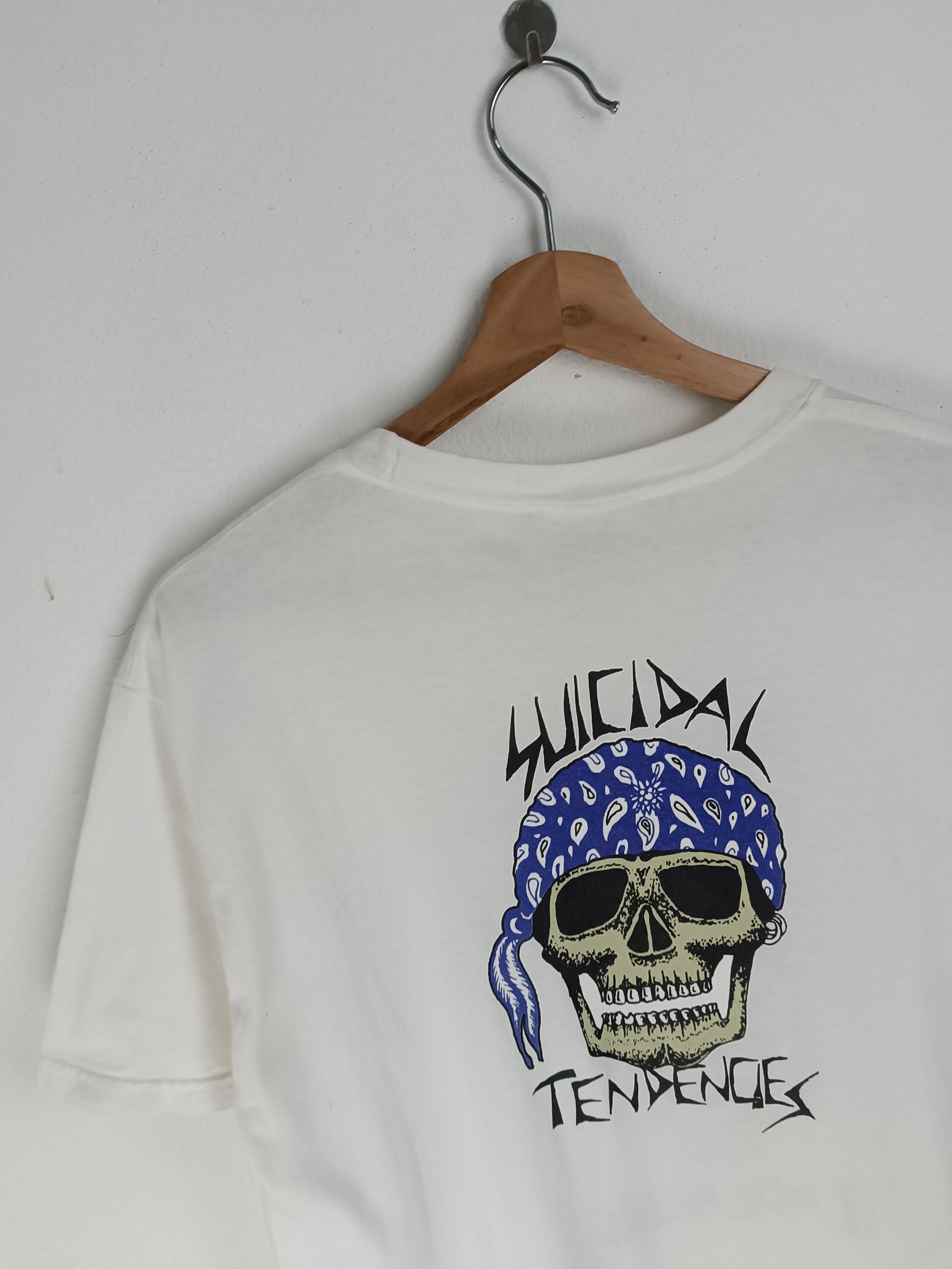 Band Tees VINTAGE 2000s SUICIDAL TENDENCIES THRASH SKULL LOGO TEE Size US M / EU 48-50 / 2 - 11 Thumbnail