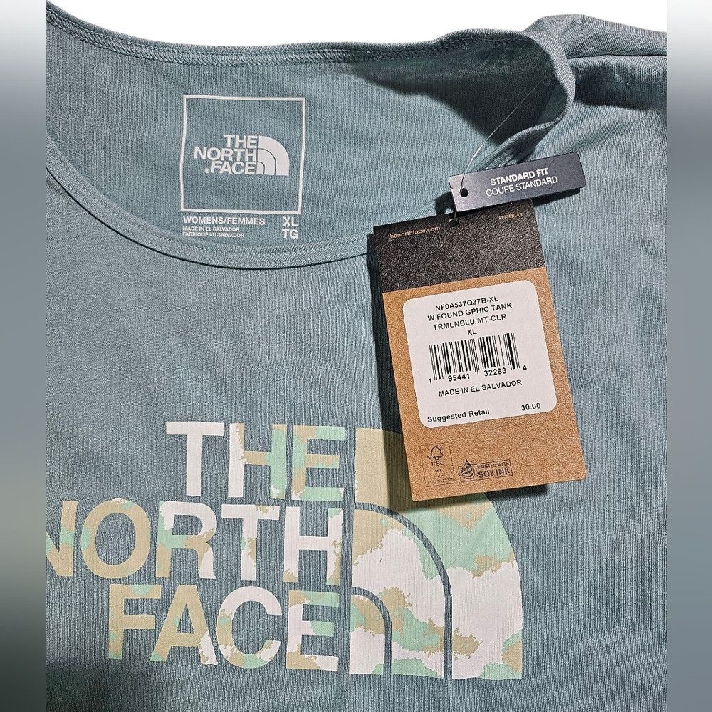 The North Face The North Face Women Blue Camo Tank XL Size XL / US 12-14 / IT 48-50 - 2 Thumbnail