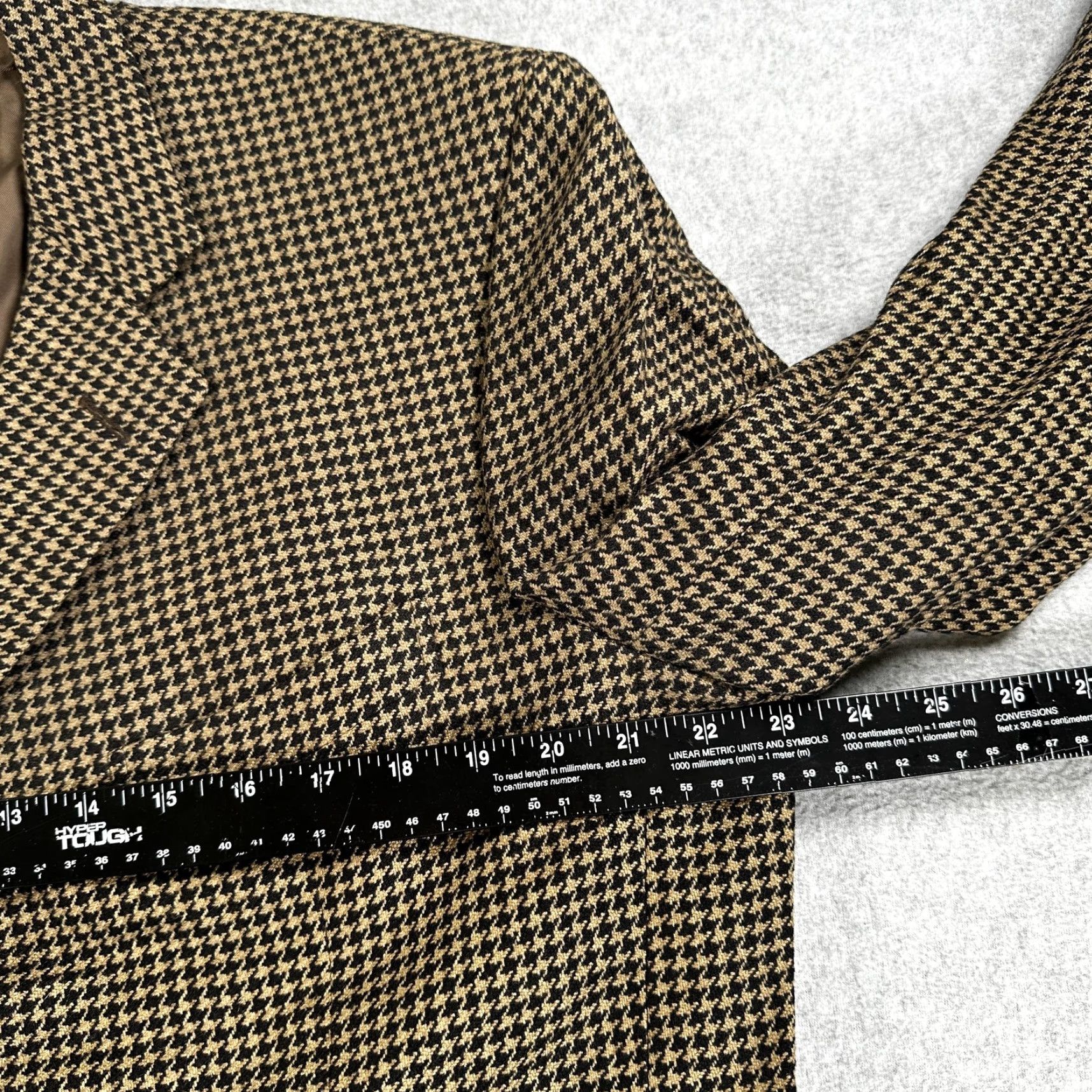 Ermenegildo Zegna VINTAGE Ermenegildo Zegna Sport Coat Blazer Mens 44 Brown Cashmere Tweed Switzerland Size 44R - 4 Thumbnail