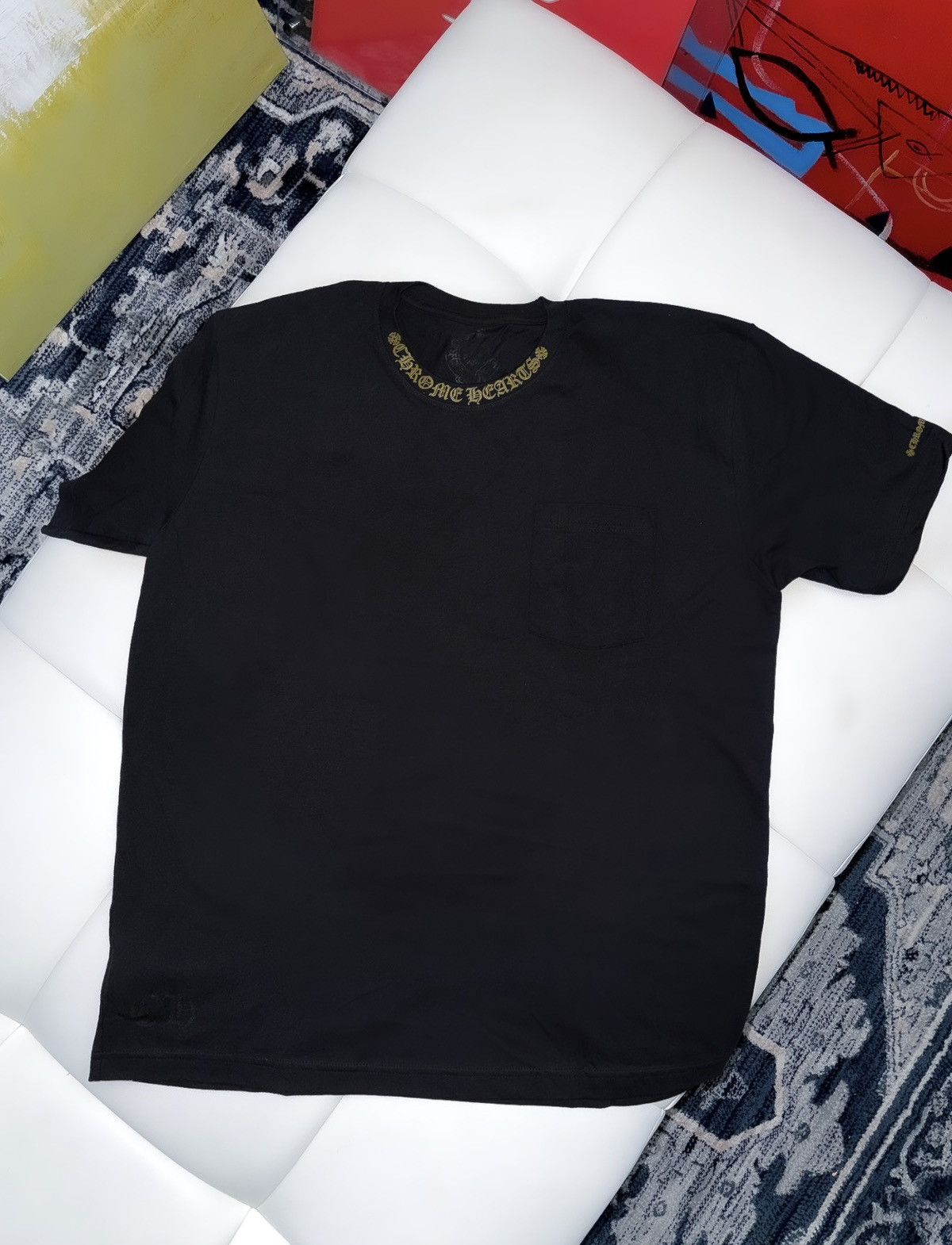 Chrome Hearts Chrome hearts logo t shirt Size US S / EU 44-46 / 1 - 1 Thumbnail