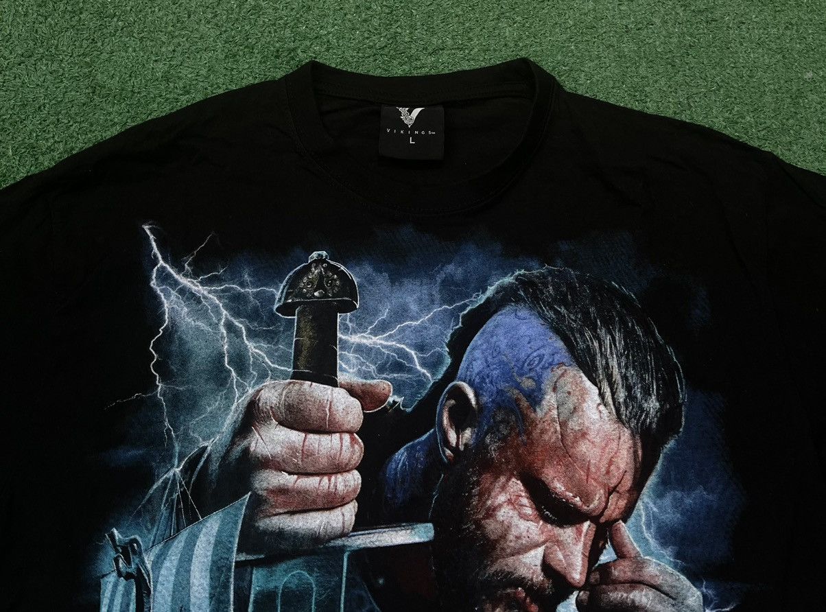 Other × Vintage Vikings Print Black Tee Movie Size US L / EU 52-54 / 3 - 4 Thumbnail