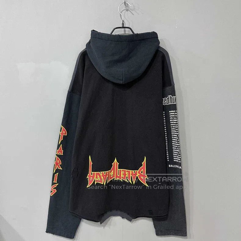 Balenciaga Balenciaga Inverted Portrait Lightning Hoodie Size US M / EU 48-50 / 2 - 3 Thumbnail