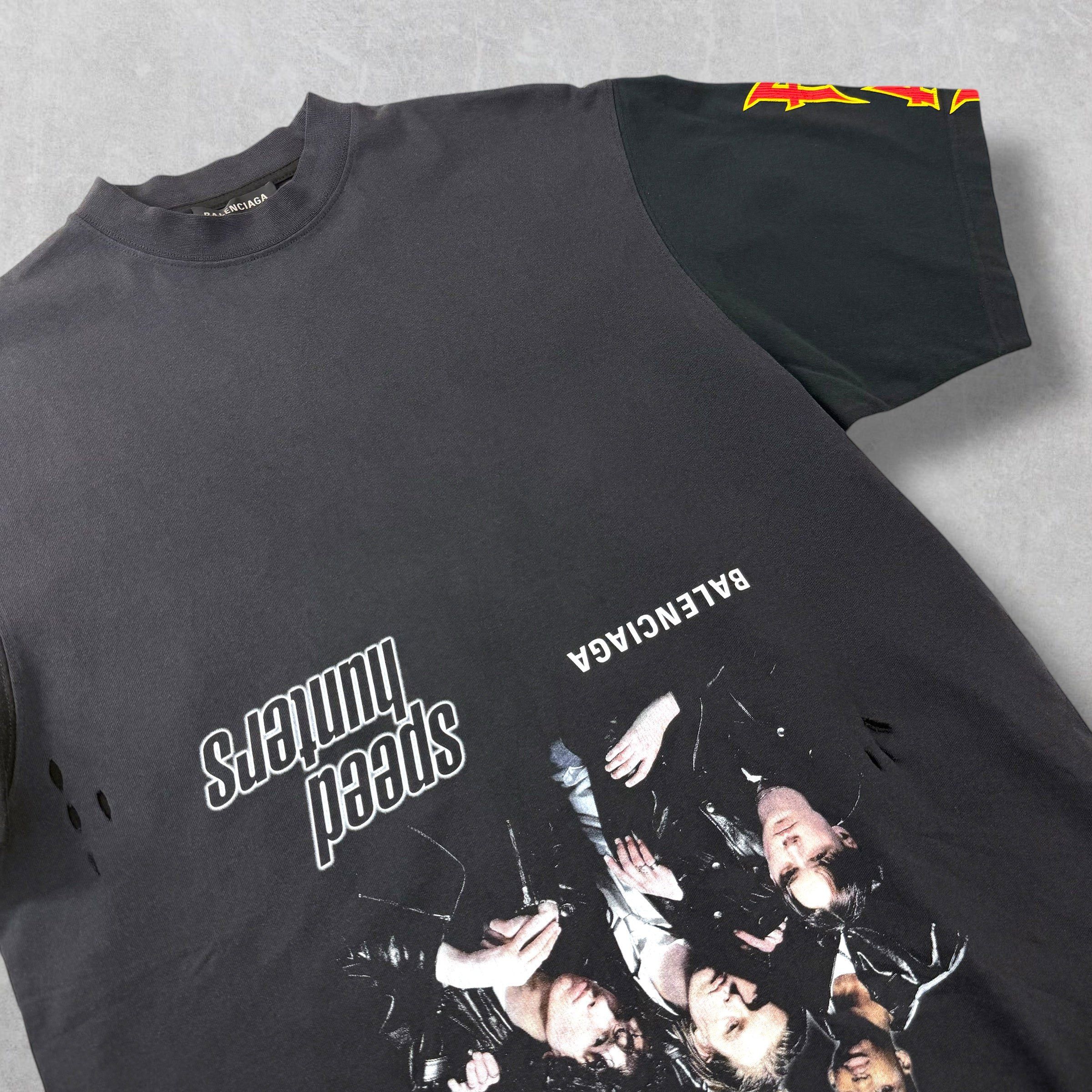 Balenciaga Balenciaga Upside Down Speed Hunters Tee L Size US L / EU 52-54 / 3 - 3 Thumbnail