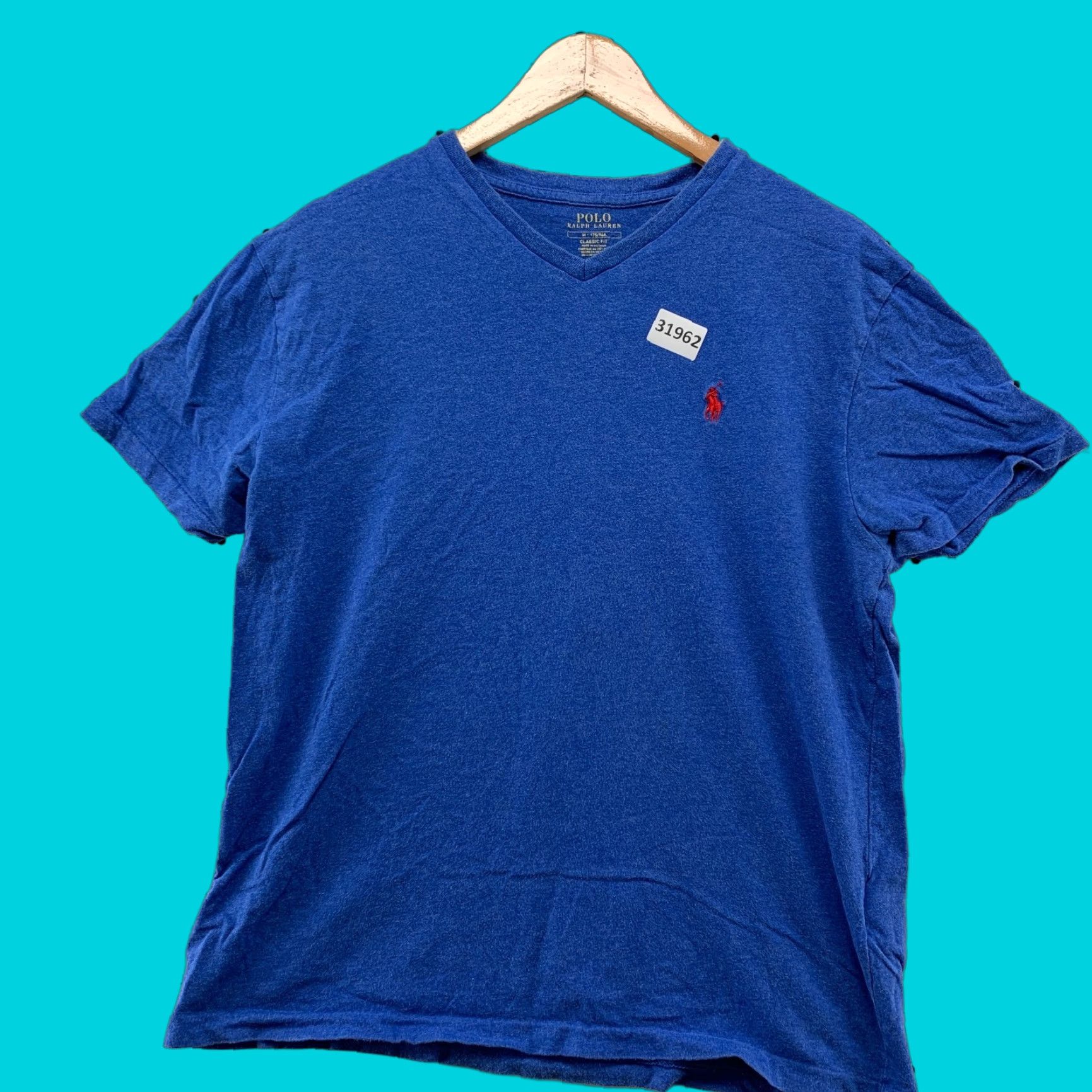 Polo Ralph Lauren Polo Ralph Lauren Shirt Mens Medium Blue Red Pony Pony Casual fit 20x24 Size US M / EU 48-50 / 2 - 1 Thumbnail