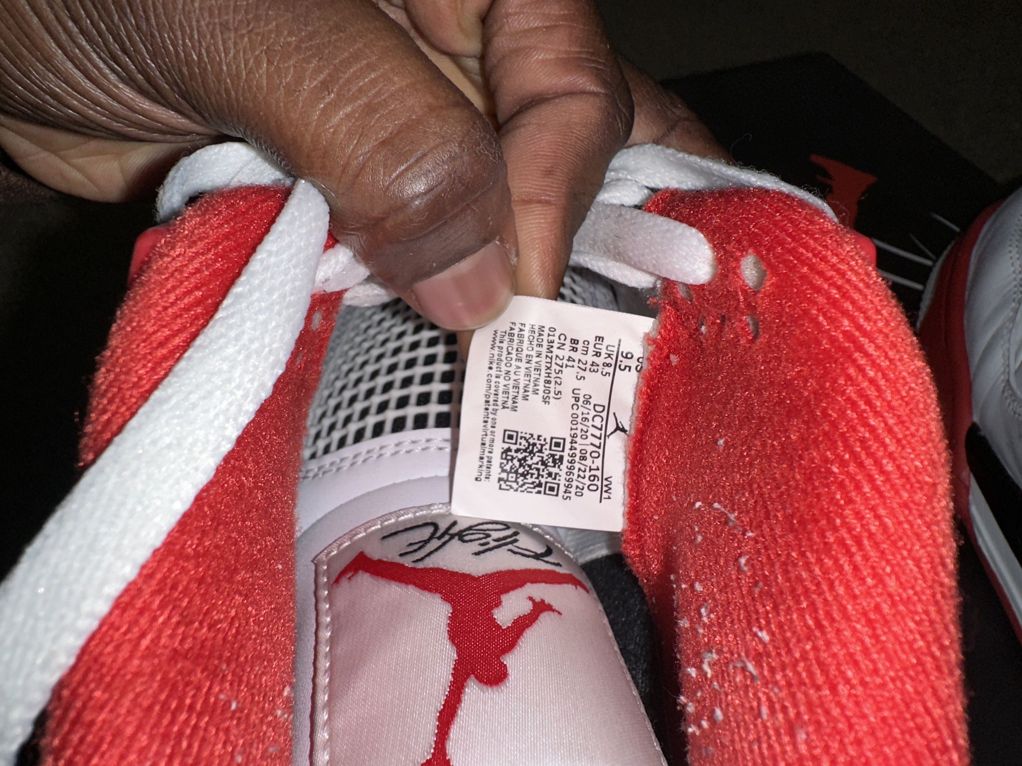 Jordan Brand Jordan 4 fire red 2020 Size US 9.5 / EU 42-43 - 8 Thumbnail