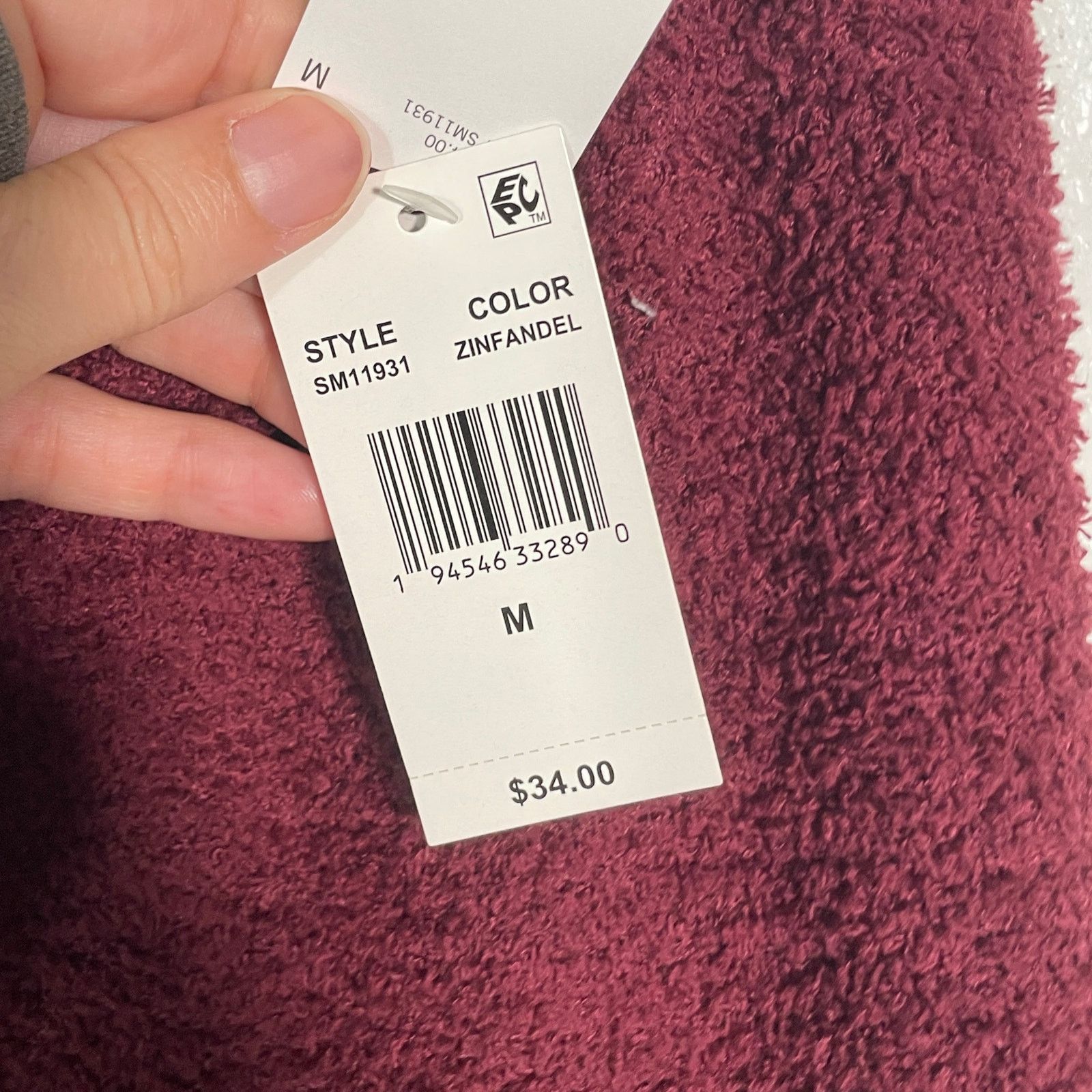 Steve Madden Steve Madden Scoop-Neck Chenille Sleep Tank Top wine medium Size M / US 6-8 / IT 42-44 - 8 Thumbnail