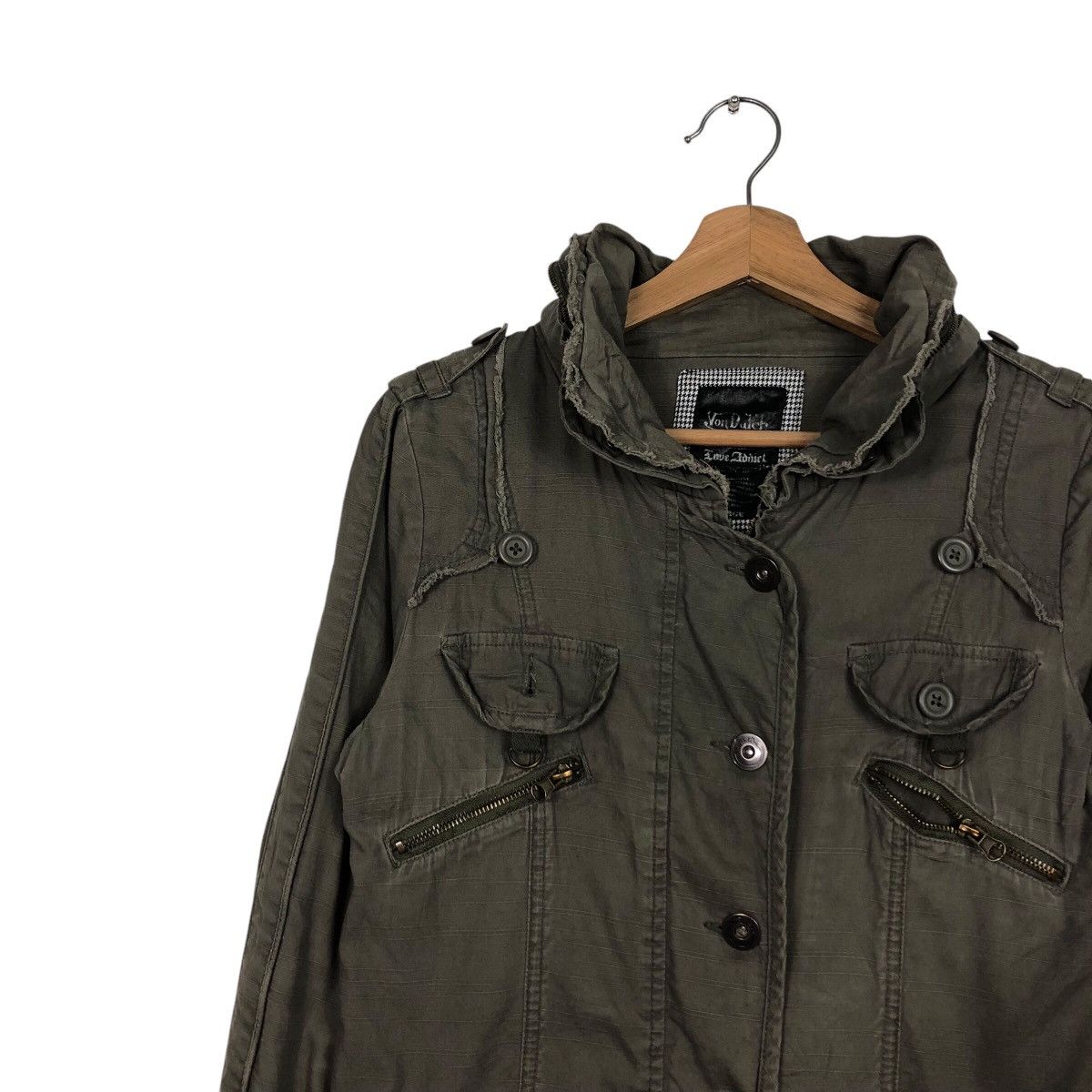 Japanese Brand × Von Dutch 📌Vintage Parka Biker Jacket Von Dutch Bondage Parachute Size US L / EU 52-54 / 3 - 8 Thumbnail