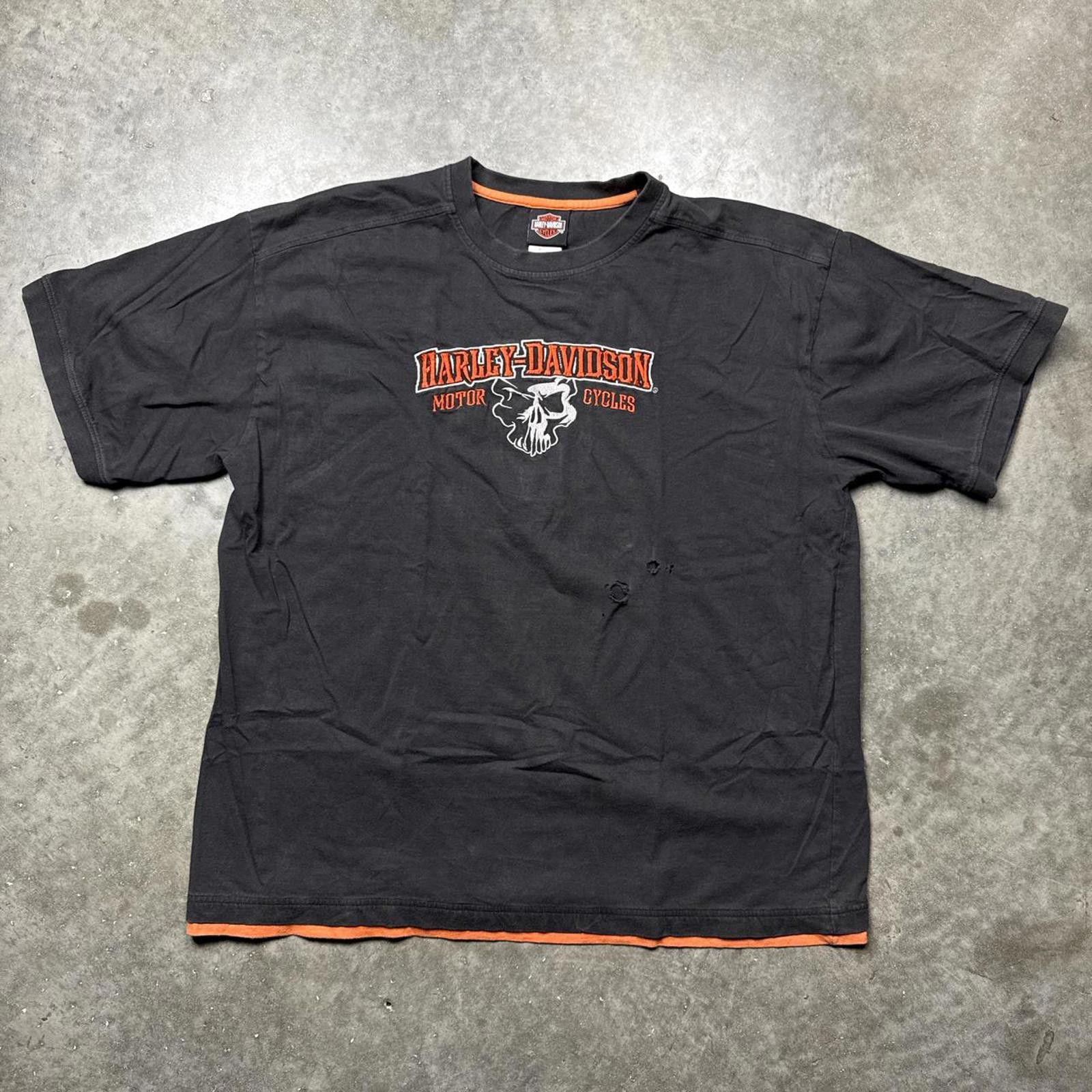 Harley Davidson Harley Davidson Brown Distressed Florida Y2k T-Shirt Size L / US 10 / IT 46 - 1 Thumbnail