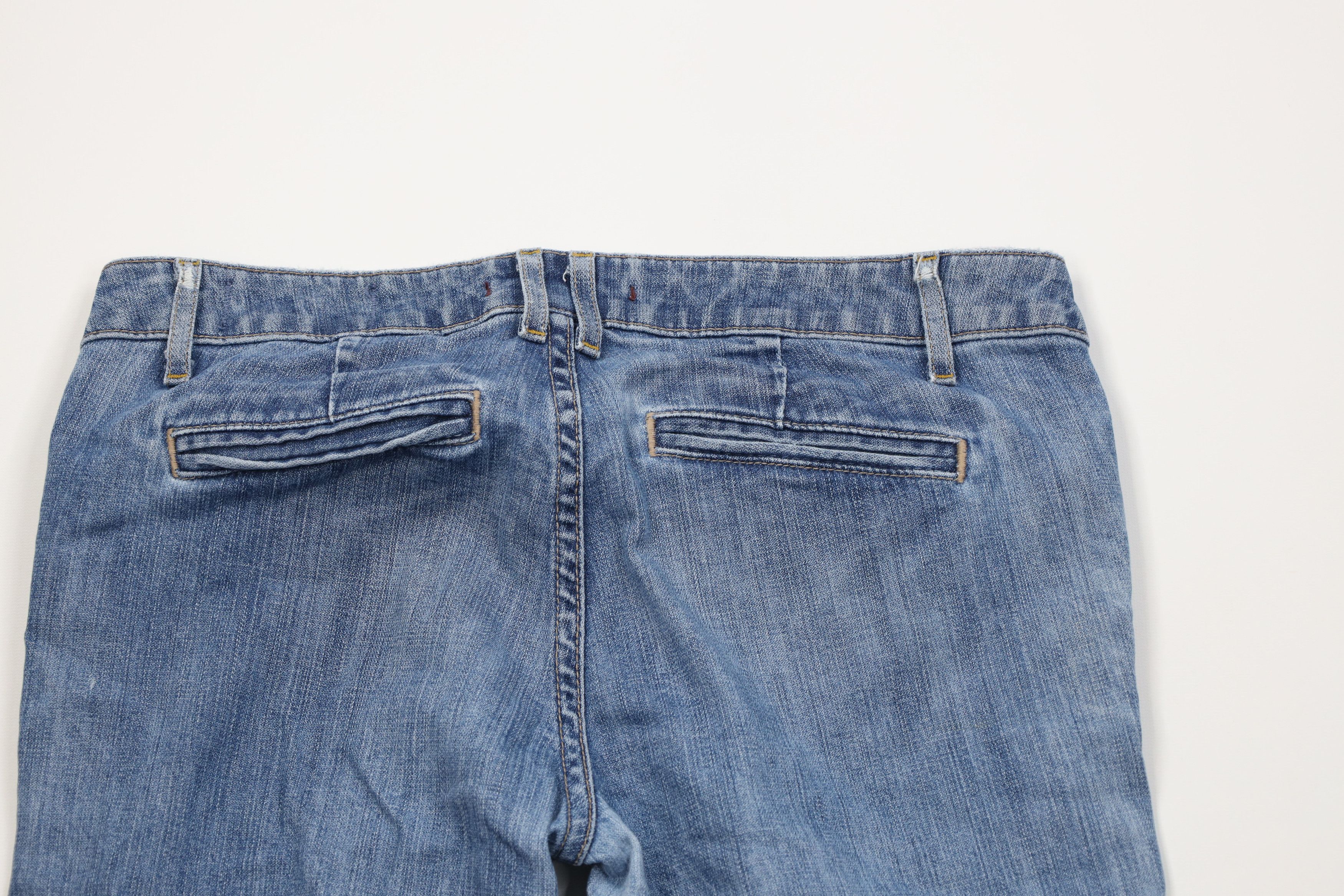 Gap Vintage Y2K Gap Babydoll Flared Wide Leg Denim Jeans Blue Size 27" / US 4 / IT 40 - 13 Thumbnail