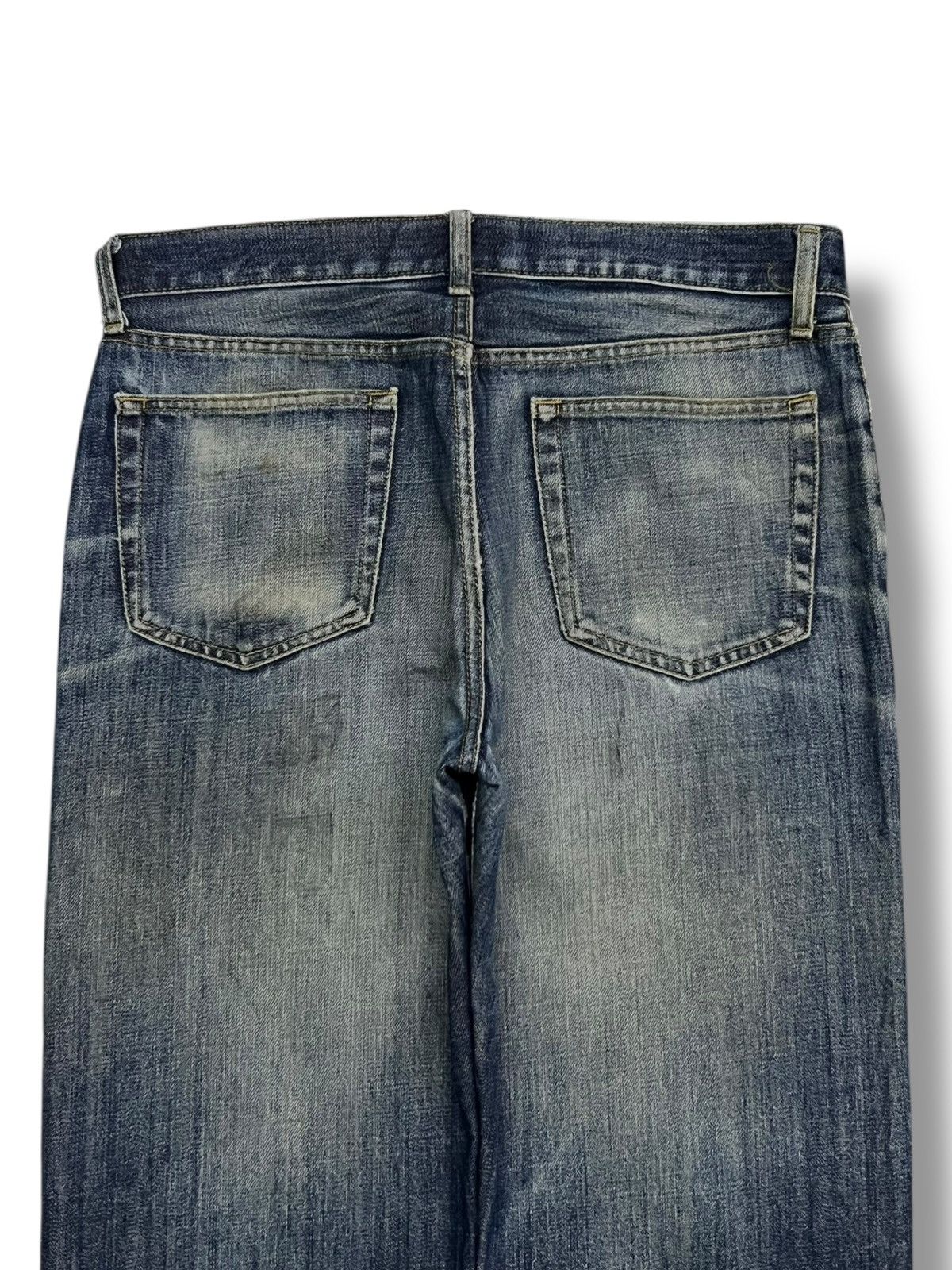 Uniqlo Vintage Uniqlo Japan | Faded Mud Wash | Relaxed Straight W33 Size US 33 - 5 Thumbnail
