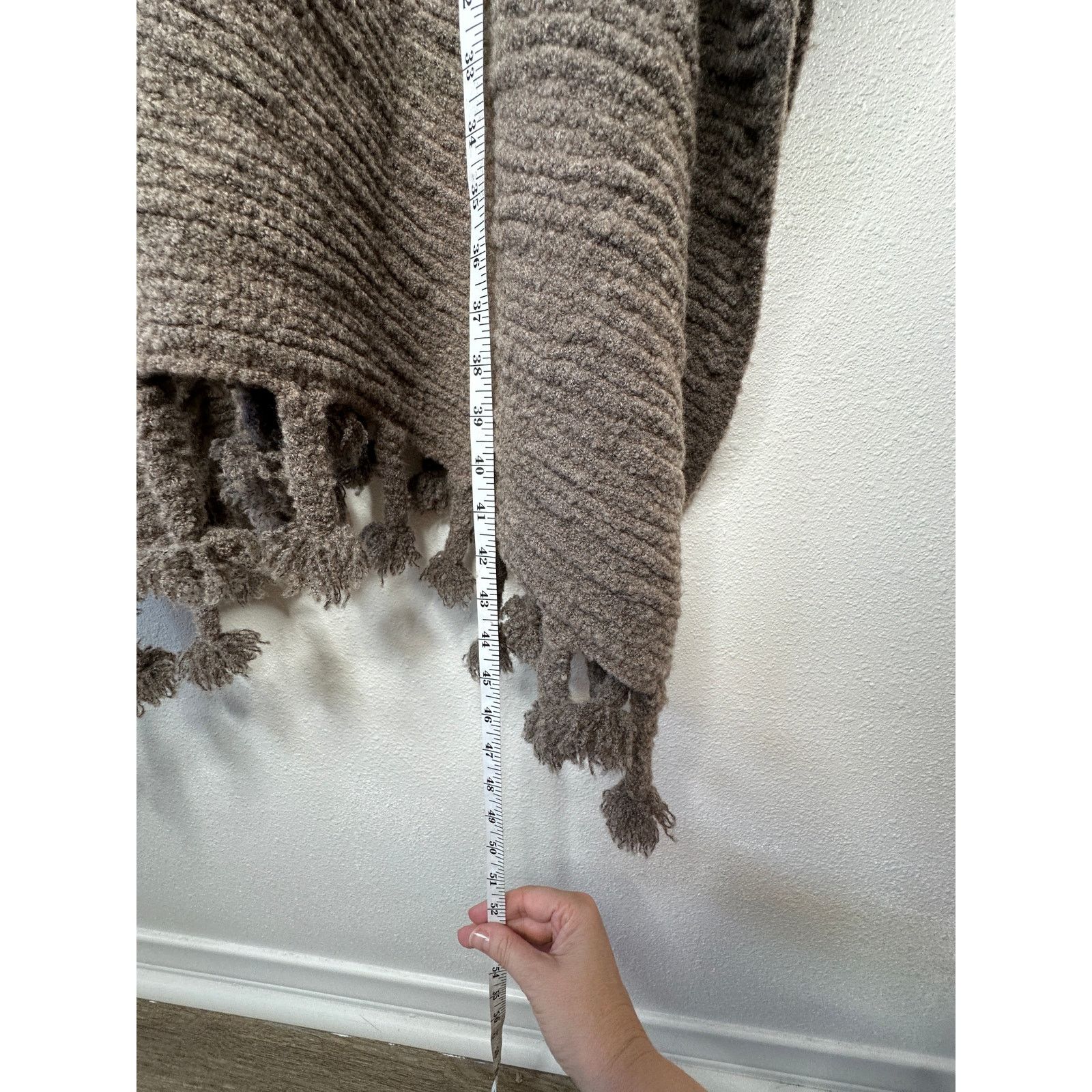 The Row The Row Follain Fringe Poncho Wool Cashmere Pullover Sweater Size ONE SIZE - 14 Thumbnail