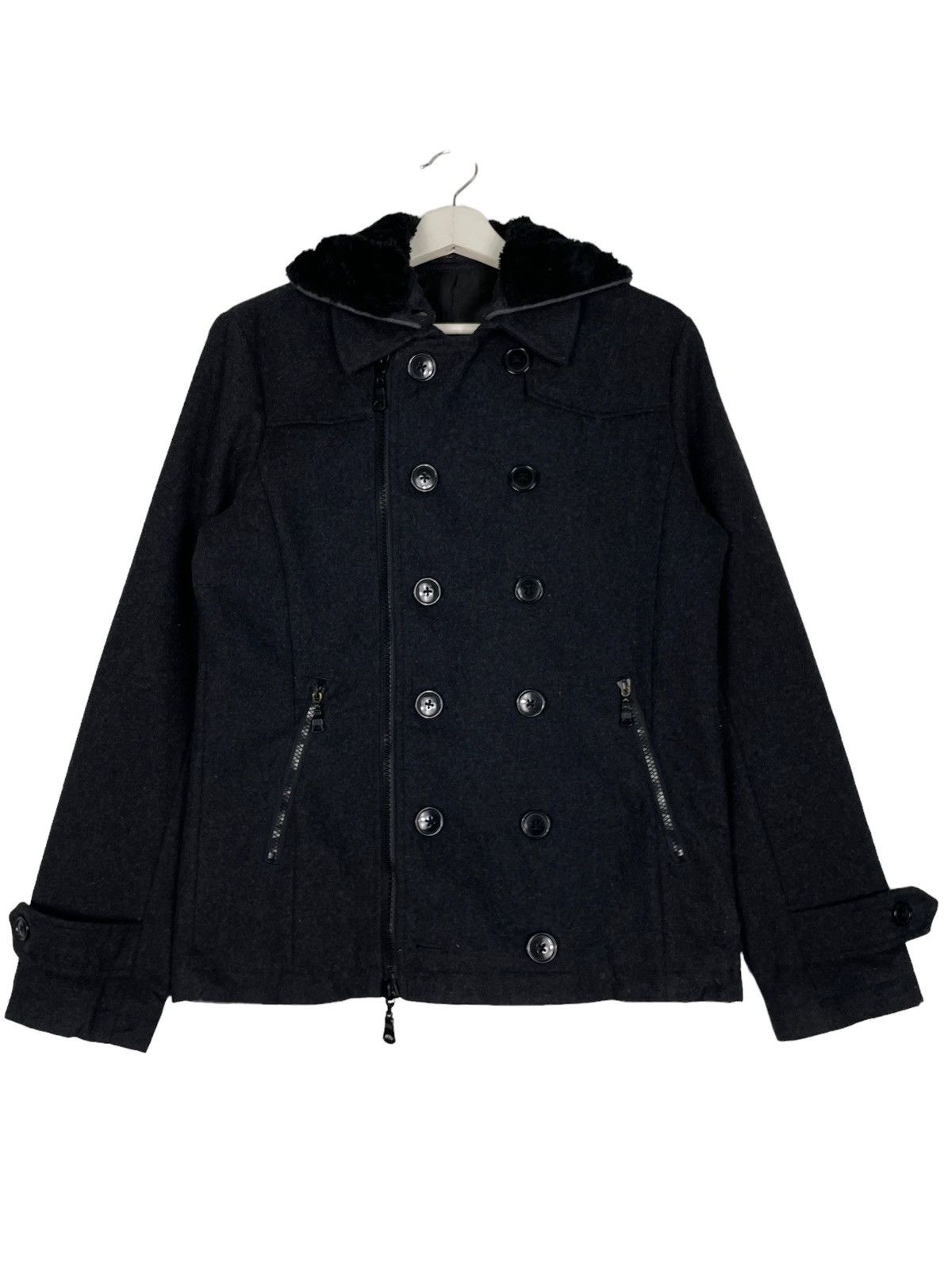 Hysteric Glamour × Japanese Brand × semanticdesign 💥SEMANTIC DESIGN JAPAN BONDAGE WOOL JACKET Size US M / EU 48-50 / 2 - 1 Thumbnail