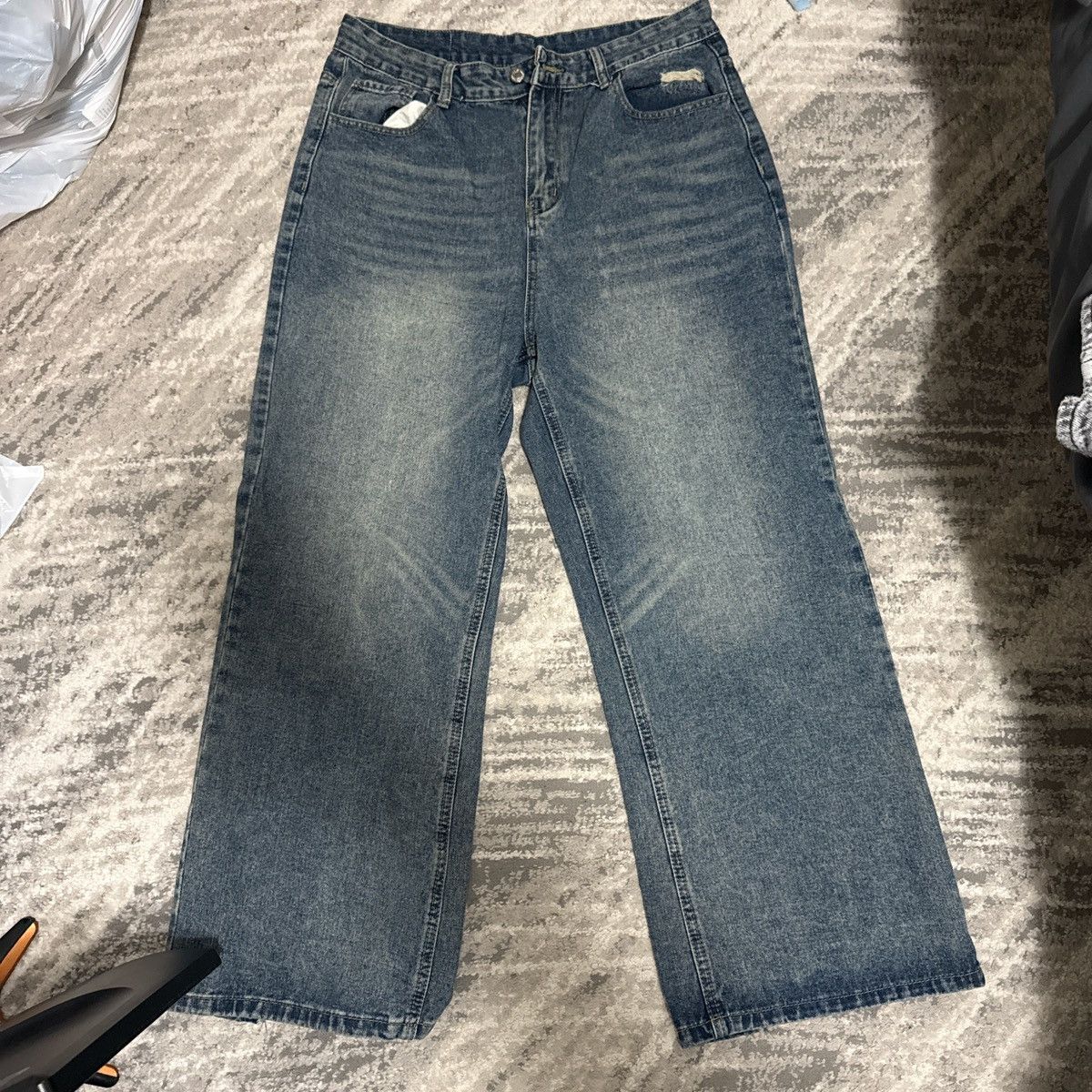 Other Vintage dark wash baggy jeans Size US 34 / EU 50 - 1 Thumbnail