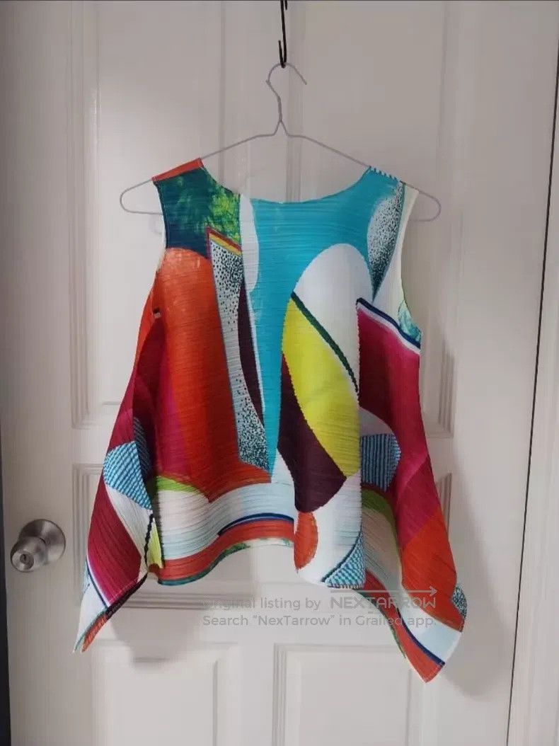 Issey Miyake Issey Miyake Red Windmill Spring Vest Size L / US 10 / IT 46 - 1 Thumbnail