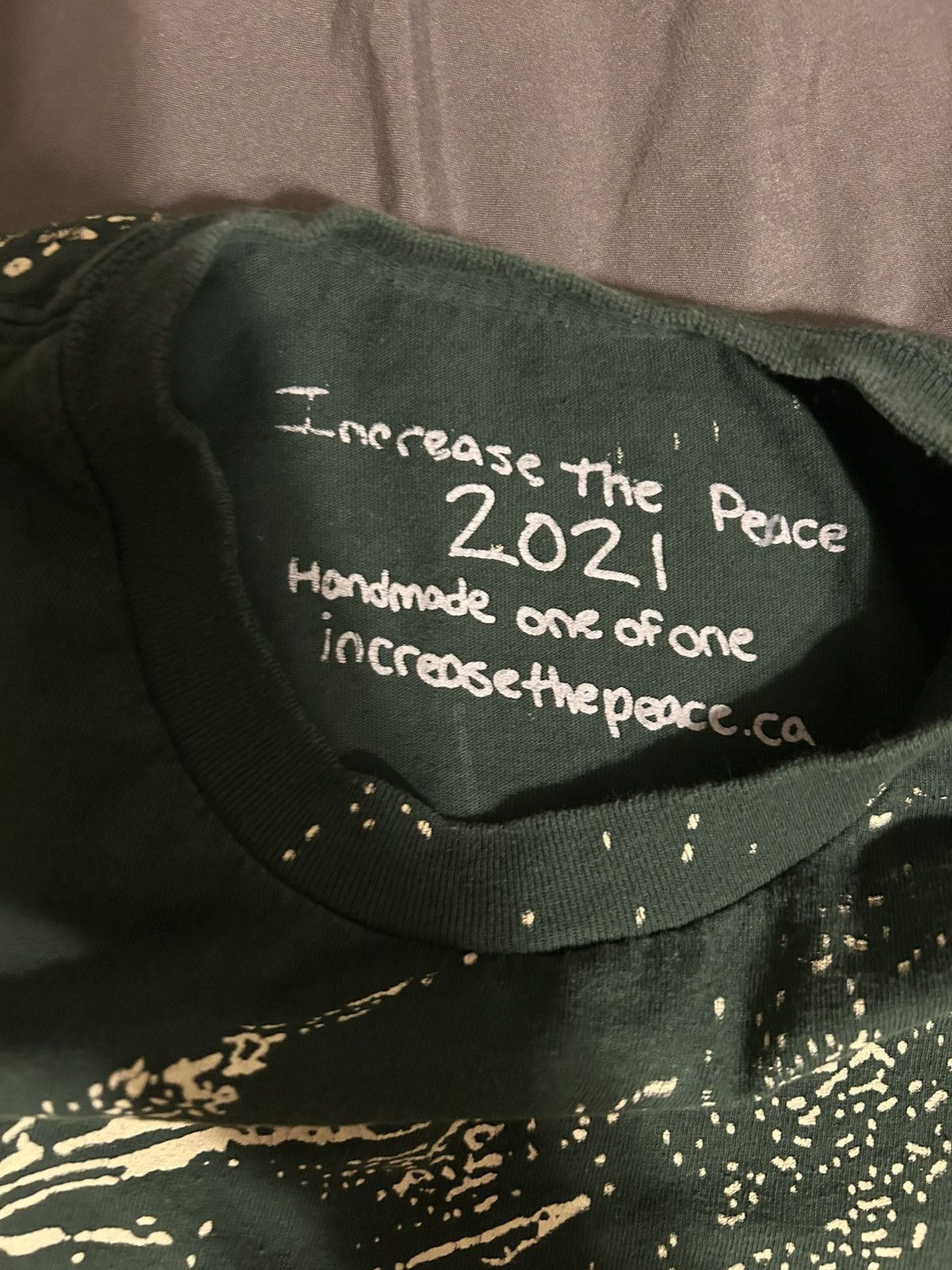 Other Increase the peace logan tee Size US L / EU 52-54 / 3 - 3 Thumbnail