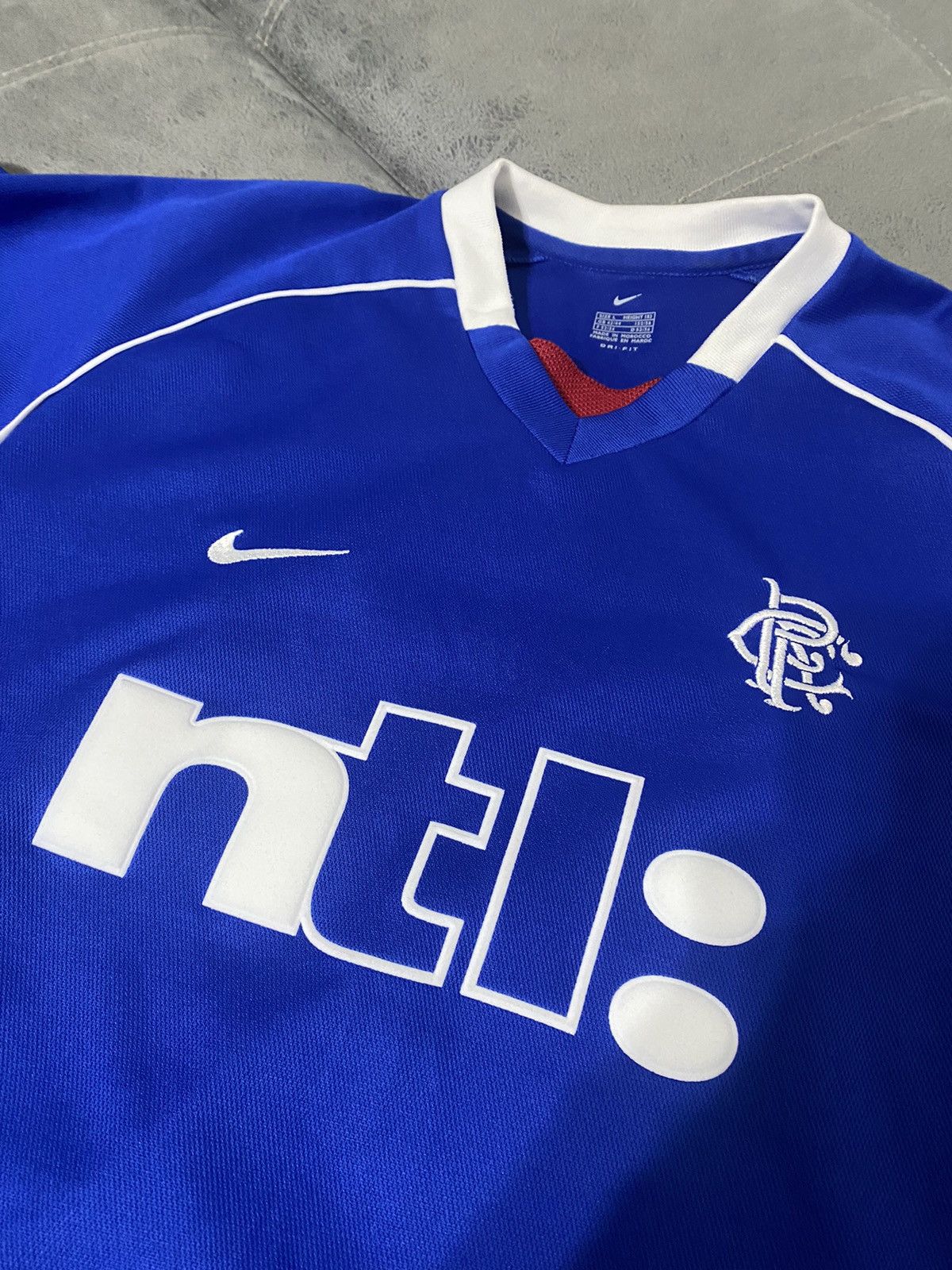 Nike Nike Rangers 2001/02 Home Jersey Size US L / EU 52-54 / 3 - 3 Thumbnail