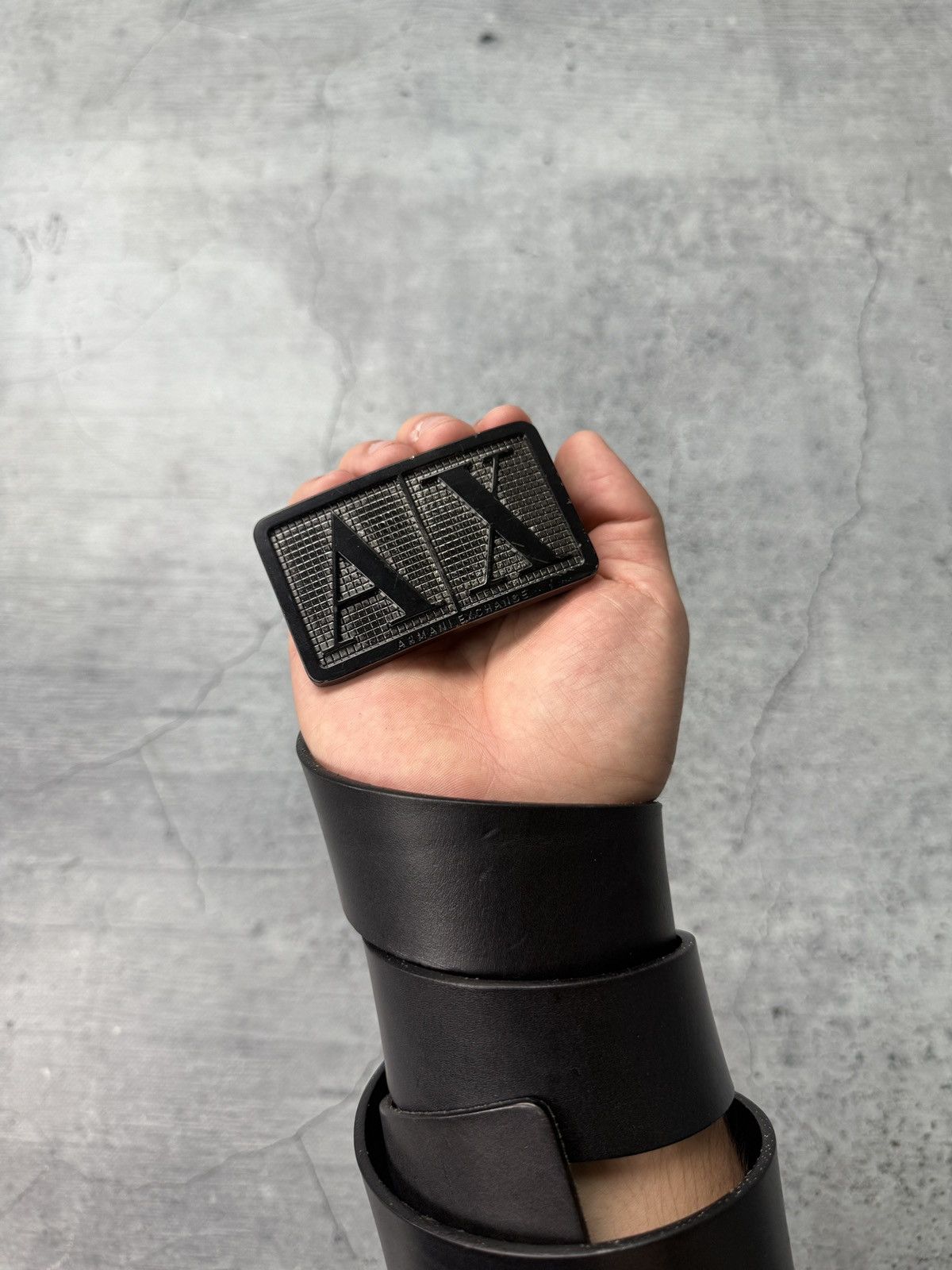 Armani Exchange Armani Exchange luxury Leather Belt Size 32 - 3 Thumbnail