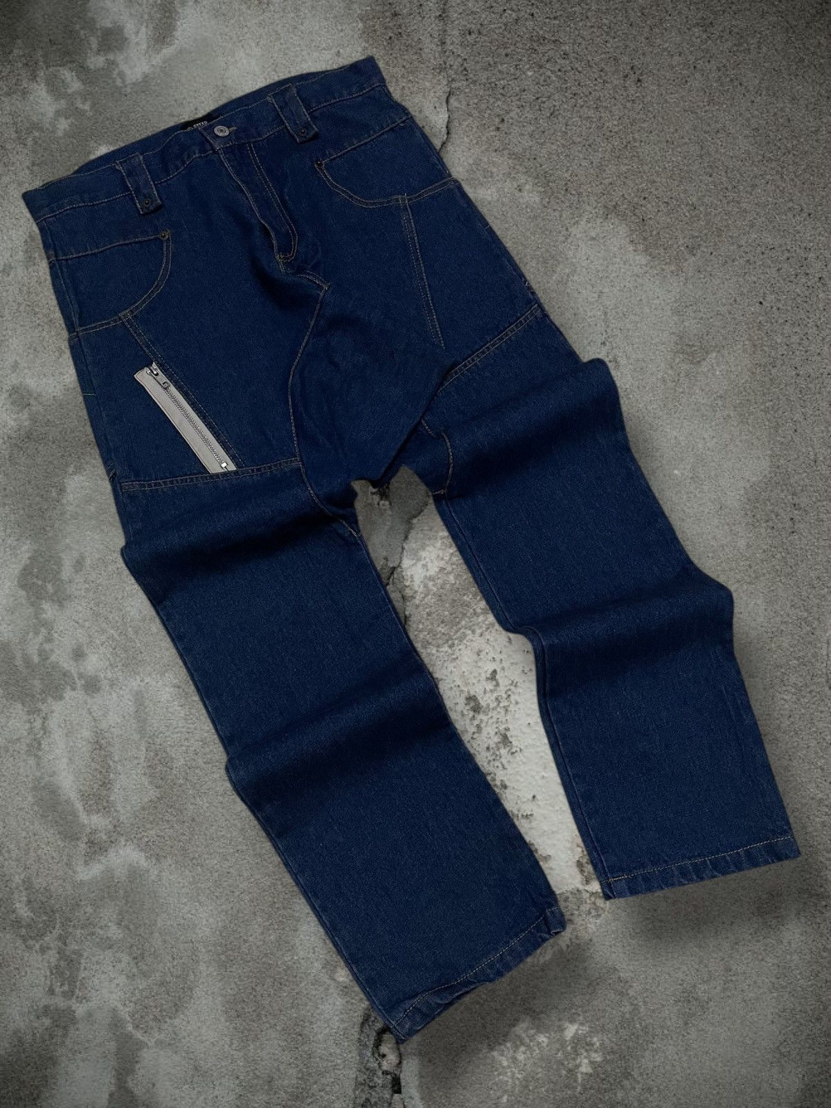Hysteric Glamour Vintage 1990s Rare Japan Designer Speed Orange Denim Size US 31 - 3 Thumbnail