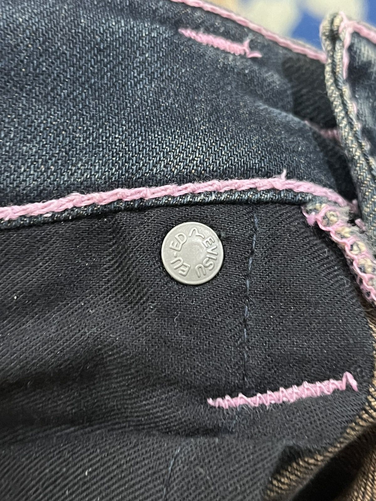 Evisu × Vintage Vintage Evisu EU.ED Distressed Mudwash Denim Size US 31 - 9 Thumbnail