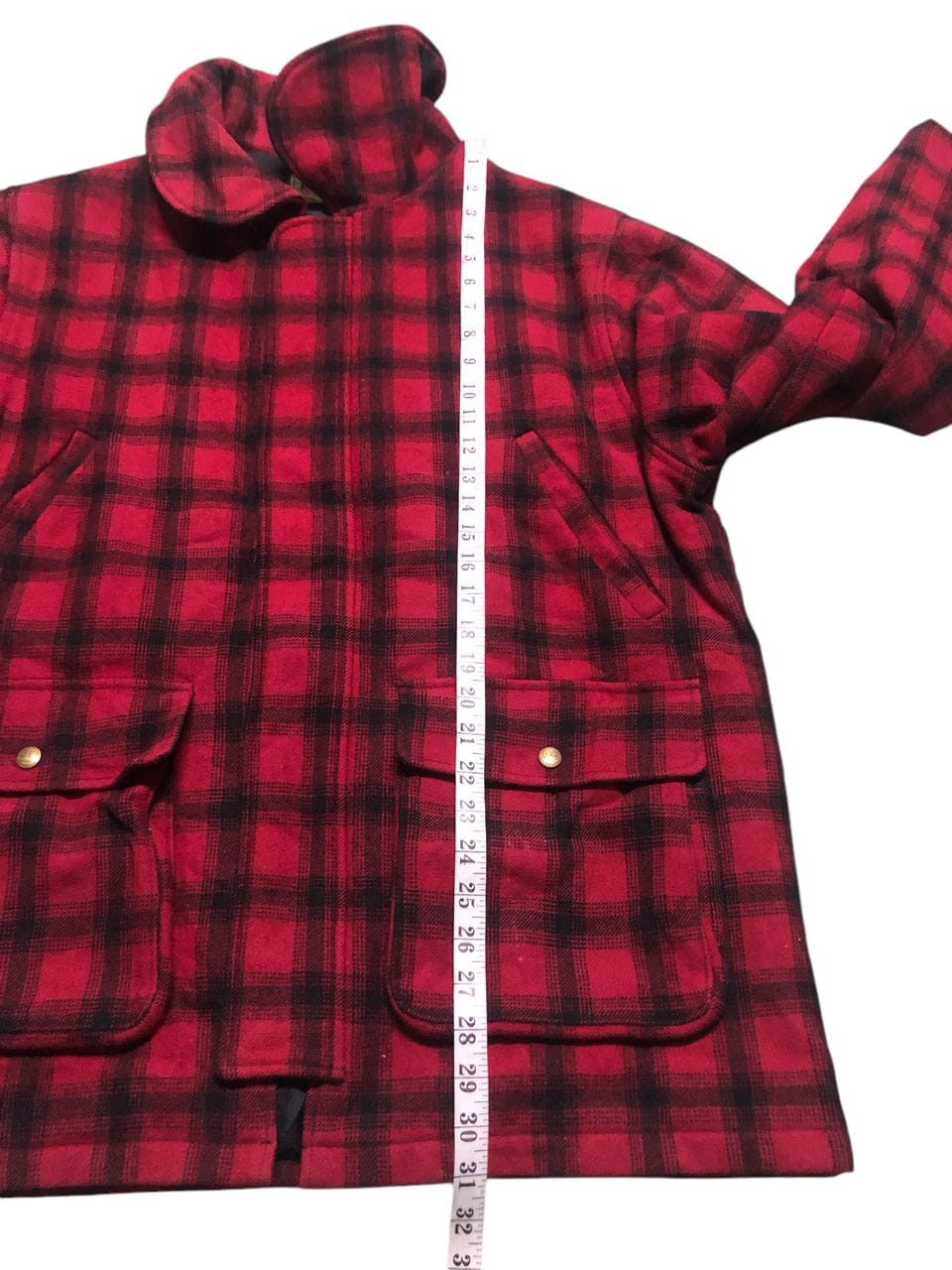 L.L. Bean × Vintage Vintage L.L.Bean Plaid Mackinaw Hunting Jacket Wool Size US M / EU 48-50 / 2 - 19 Thumbnail