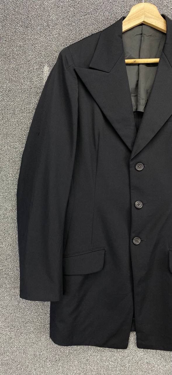 Yohji Yamamoto Vintage Yohji Yamamoto Wool Coats Long Jacket Size US S / EU 44-46 / 1 - 3 Thumbnail