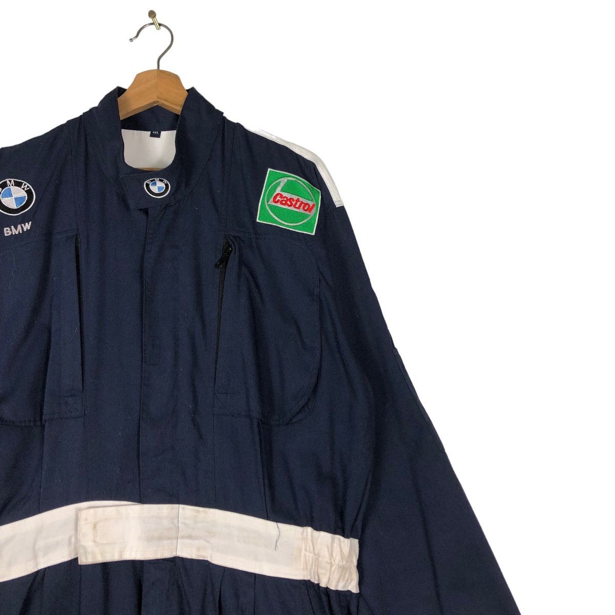 Japanese Brand 🔥Vintage Overall Racing BMW Williams F1 Team HP Castrol Size US 38 / EU 54 - 7 Thumbnail