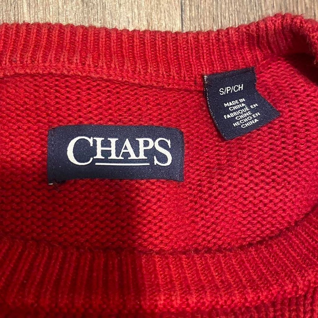 Chaps Chaps knit red and blue striped vtg sweater size S Size US S / EU 44-46 / 1 - 3 Thumbnail