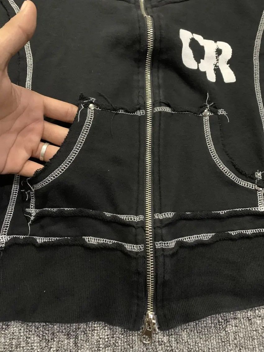Japanese Brand Cerric Crazy Distressed Zip Up Jacket Hoodie Rock Punk Style Size M / US 6-8 / IT 42-44 - 10 Thumbnail
