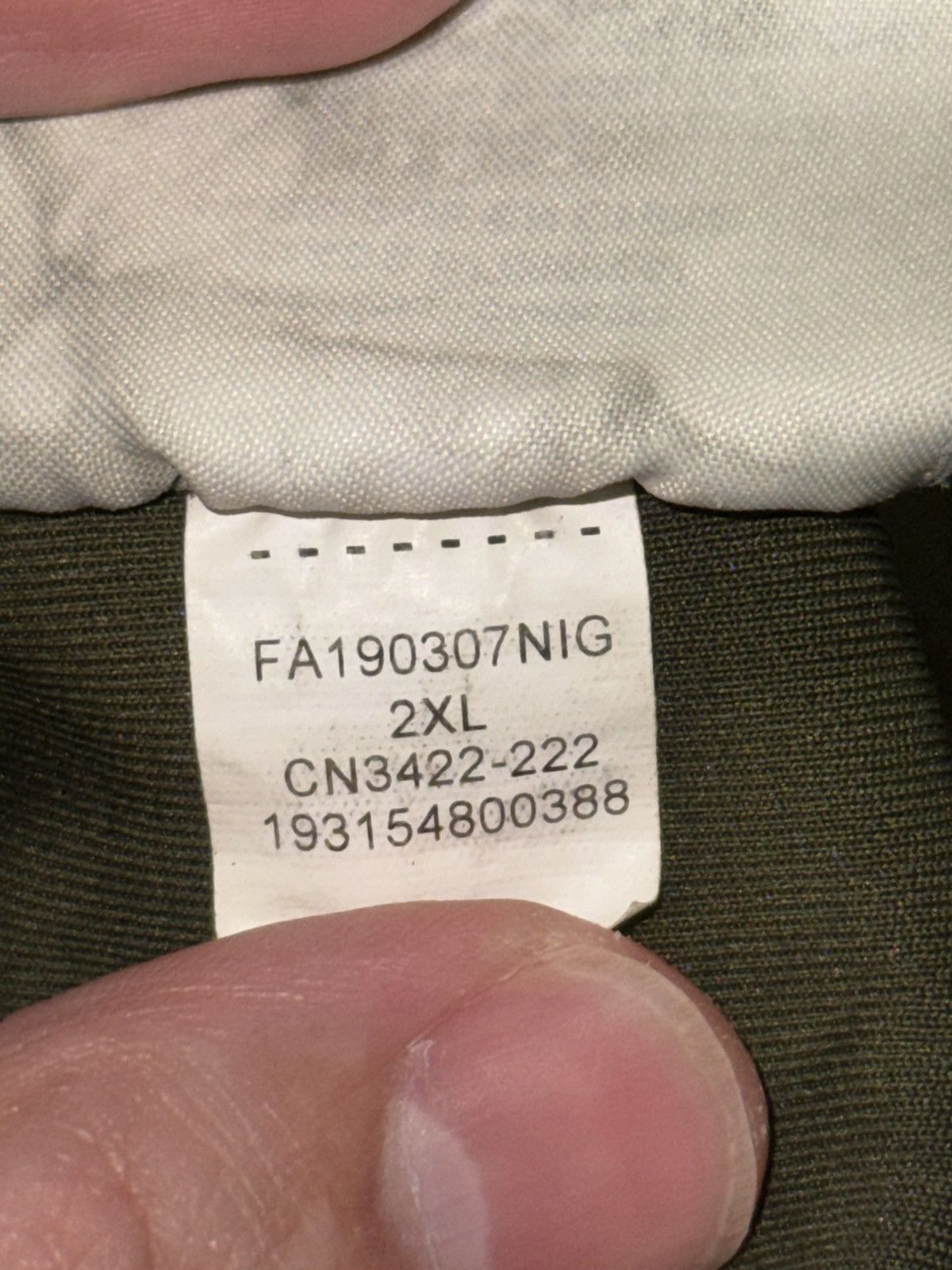 Jordan Brand Travis Scott Jordan Washed Suede Hoodie, Medium Olive Size US XXL / EU 58 / 5 - 14 Thumbnail