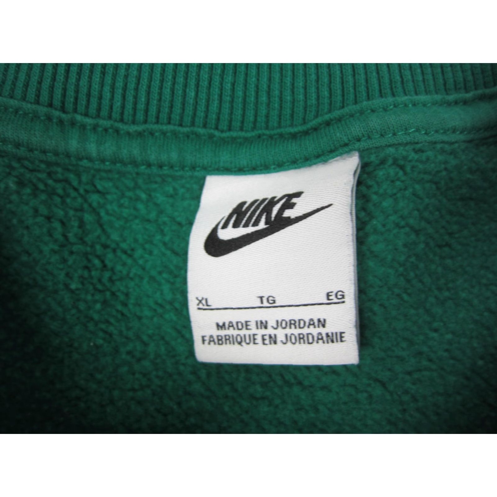Nike Nike Sweatshirt Adult XL Green Center Swoosh Fleece 90s Size US XL / EU 56 / 4 - 4 Thumbnail