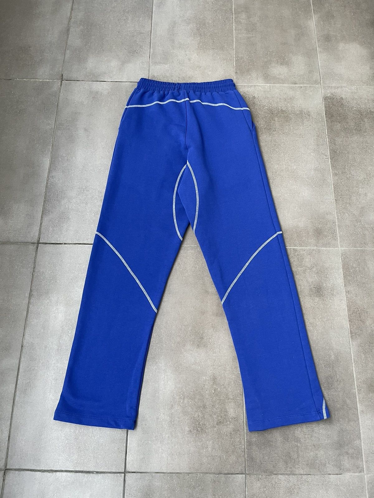 Saul Nash !DS! SS23 Saul Nash Blue Overlock Stitch Lounge Pants Size US 36 / EU 52 - 14 Thumbnail