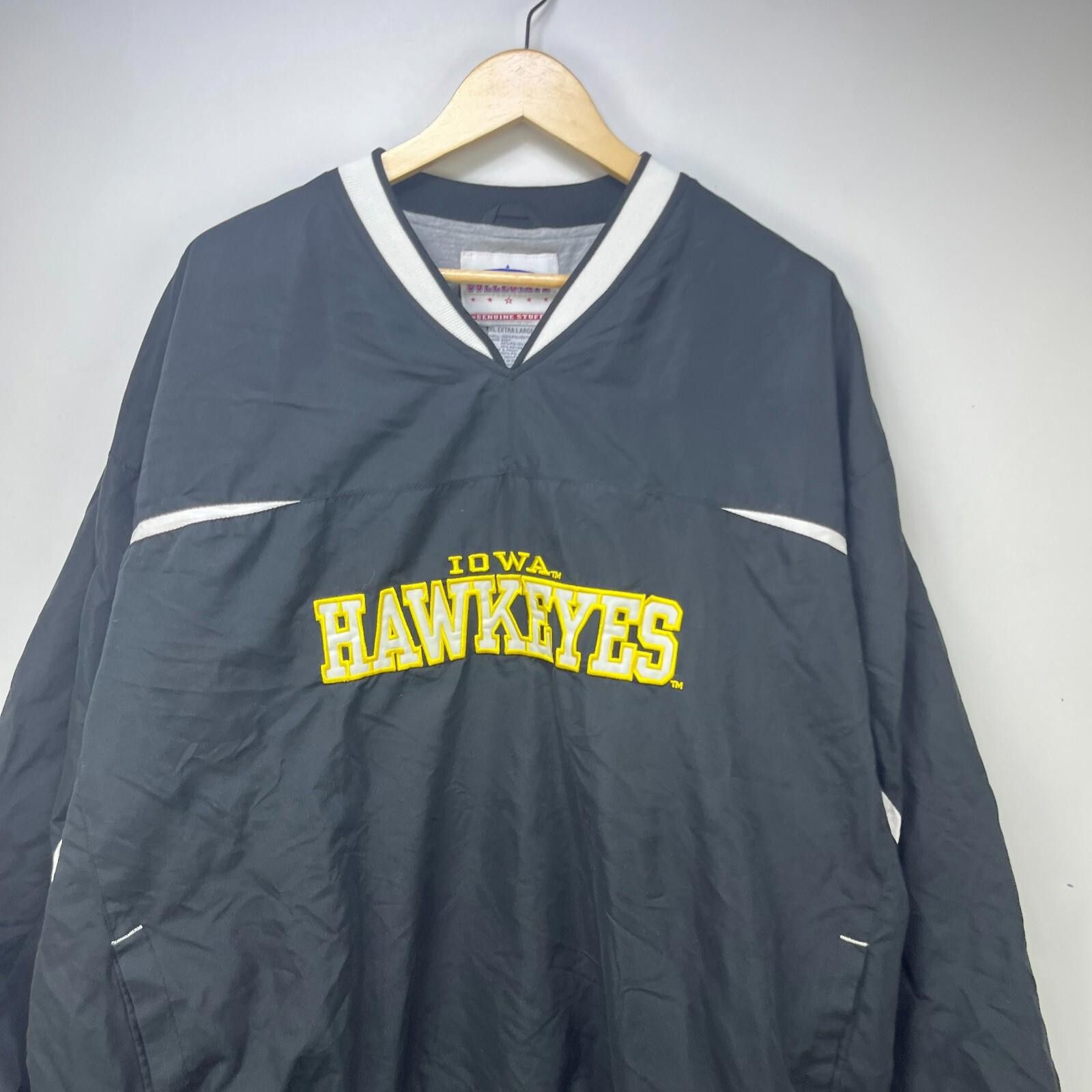 Other Vintage 90s Iowa Hawkeyes University Windbreaker Jacket XL Size ONE SIZE - 2 Thumbnail