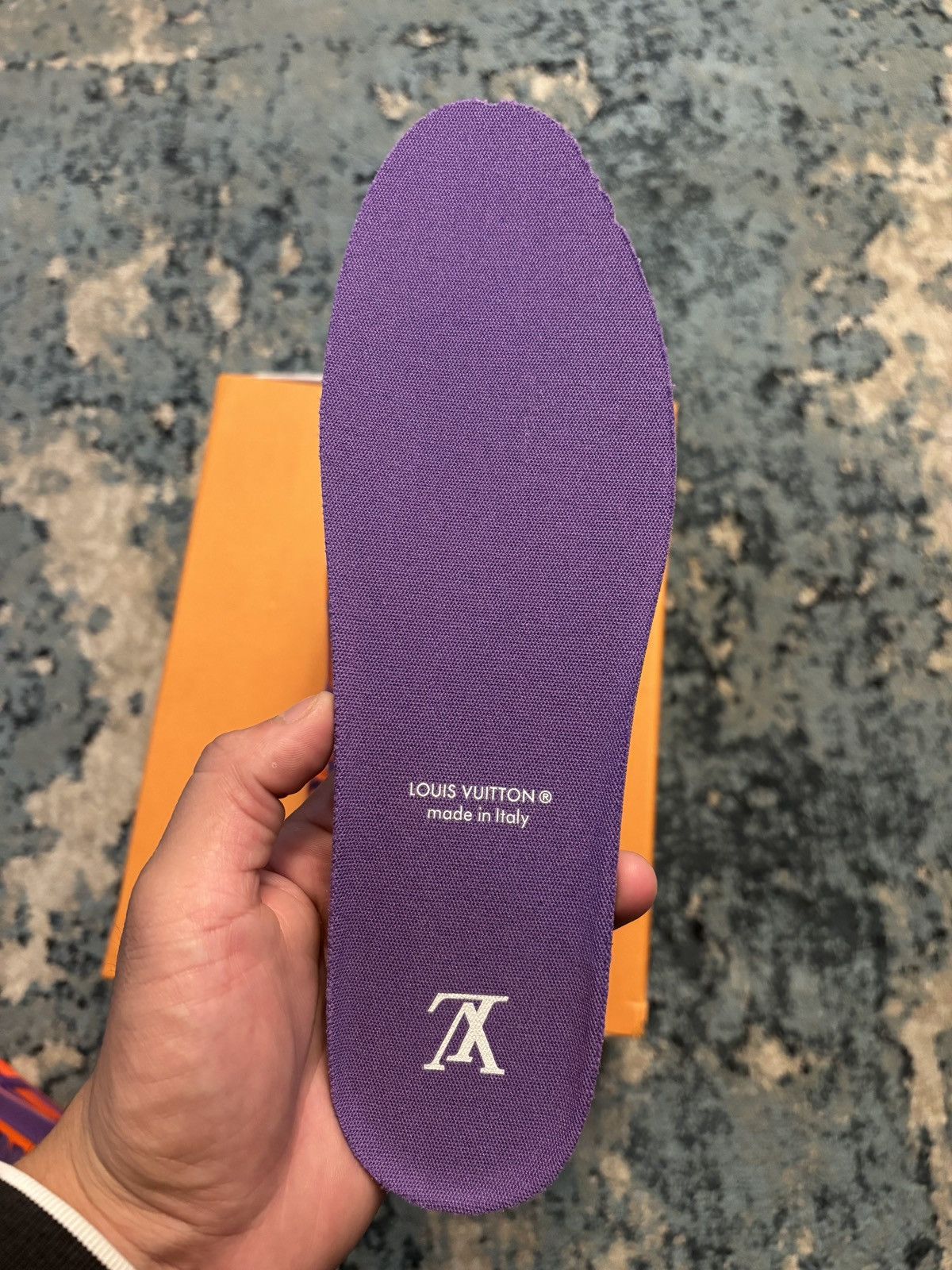 Louis Vuitton Louis Vuitton Trainer Purple/Orange 8LV (9-9.5US) Brand New Size US 9.5 / EU 42-43 - 6 Thumbnail