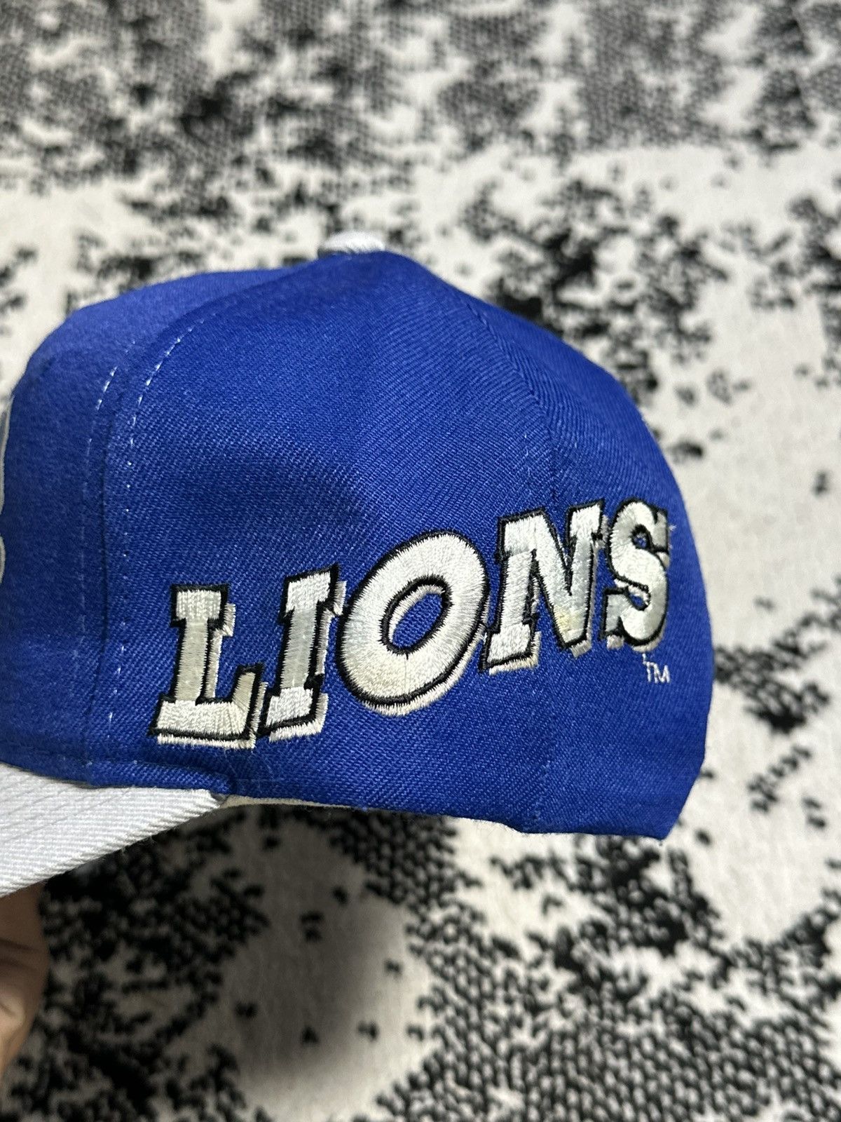 Sports Specialties Vintage NFL Detroit Lions Side Wave Sports Specialties Hat Size ONE SIZE - 3 Thumbnail
