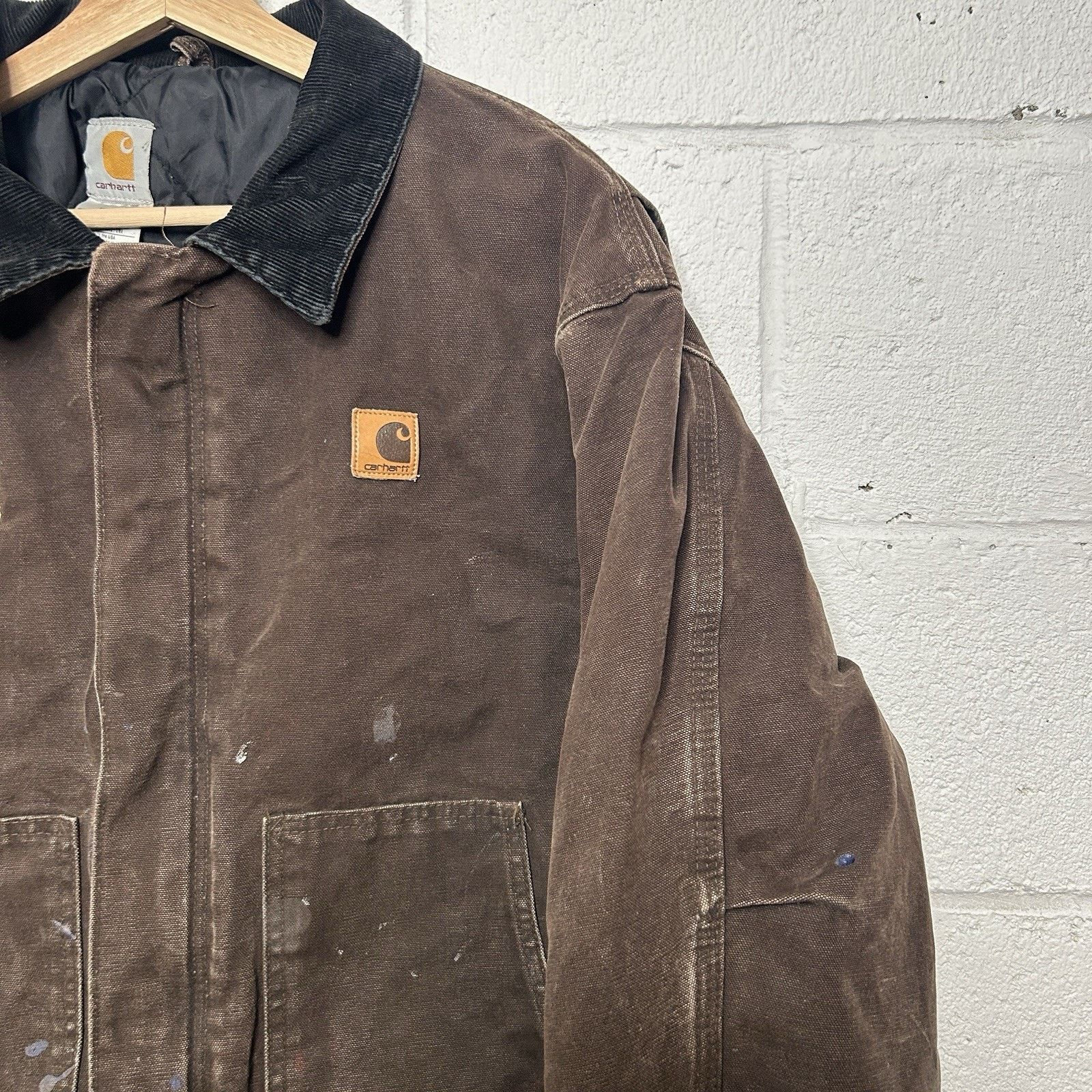 Carhartt Vintage Carhartt Traditional Jacket “Dark Brown” J22 DKB Size US XL / EU 56 / 4 - 3 Thumbnail
