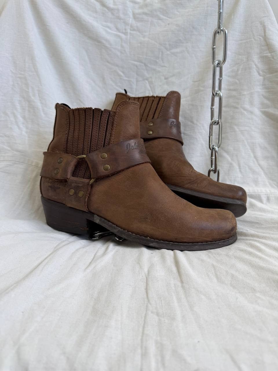 If Six Was Nine Ankle zipper guidi style boots y2k opium punk style 90s Size US 6.5 / IT 36.5 - 6 Thumbnail