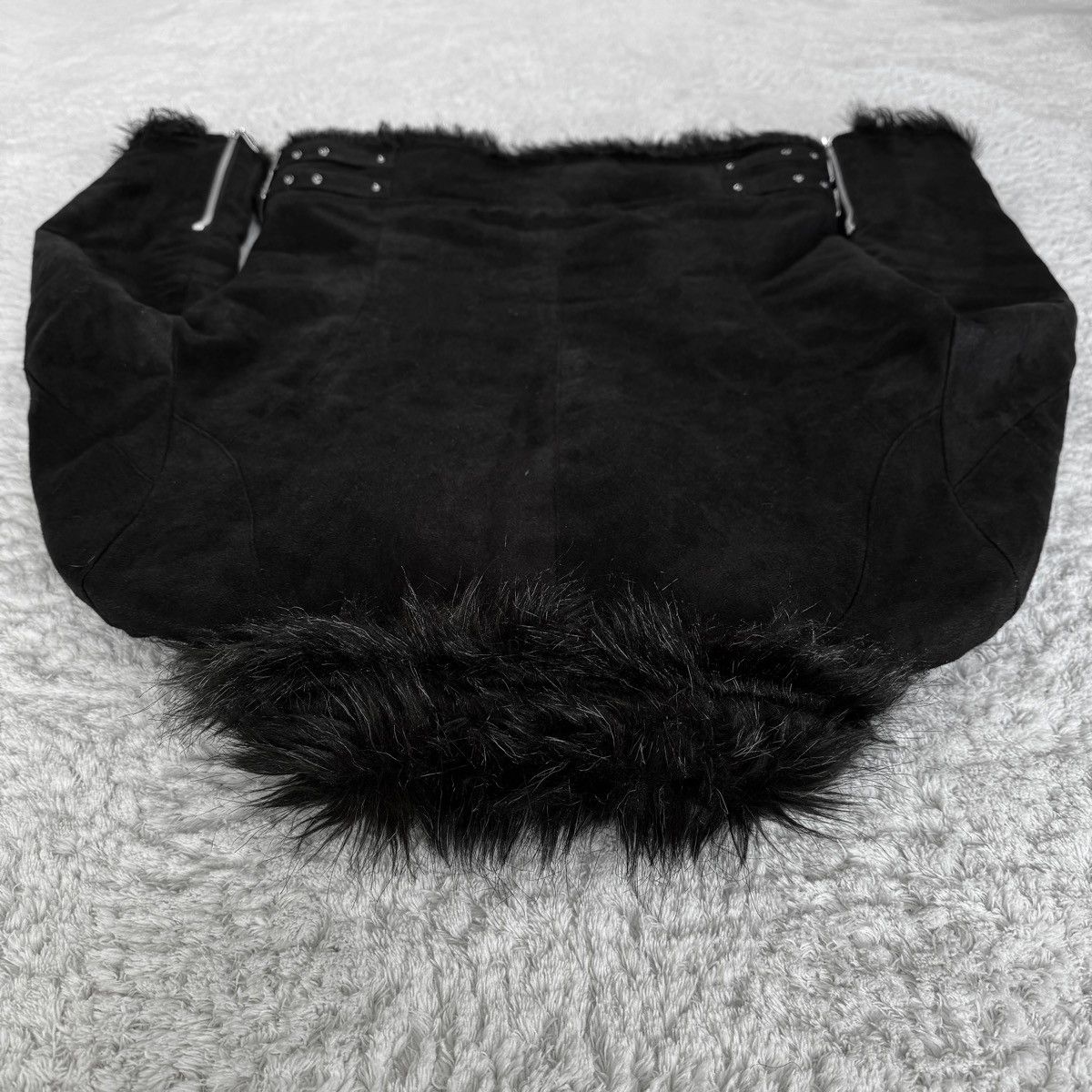 Tornado Mart Tornado Mart Fur Lined Suede Jacket Size US M / EU 48-50 / 2 - 6 Thumbnail