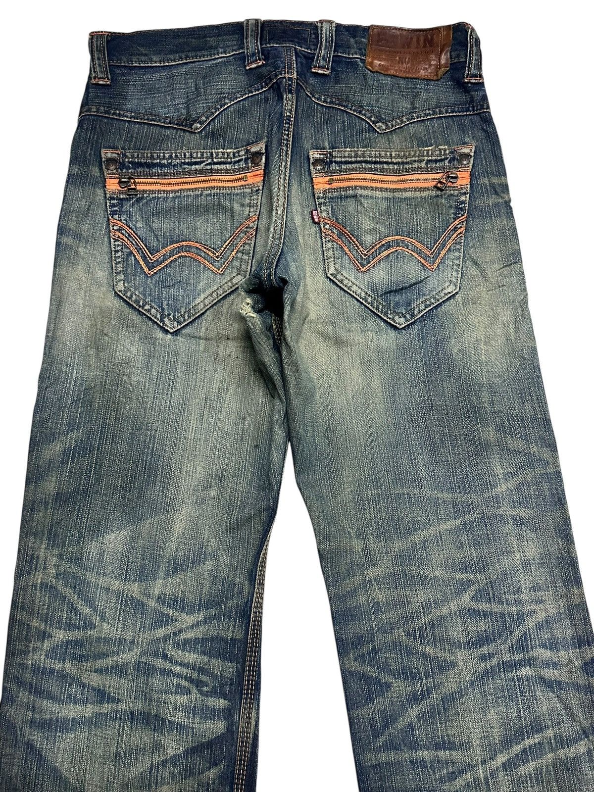 Japanese Brand Edwin XV Exclusive Vintage Baggy Style Jeans With MudWash Size US 32 / EU 48 - 5 Thumbnail