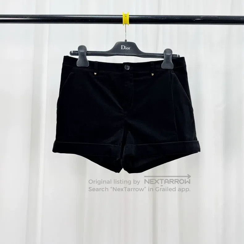 Other Gucci Black velvet shorts Size 26" / US 2 / IT 38 - 1 Thumbnail